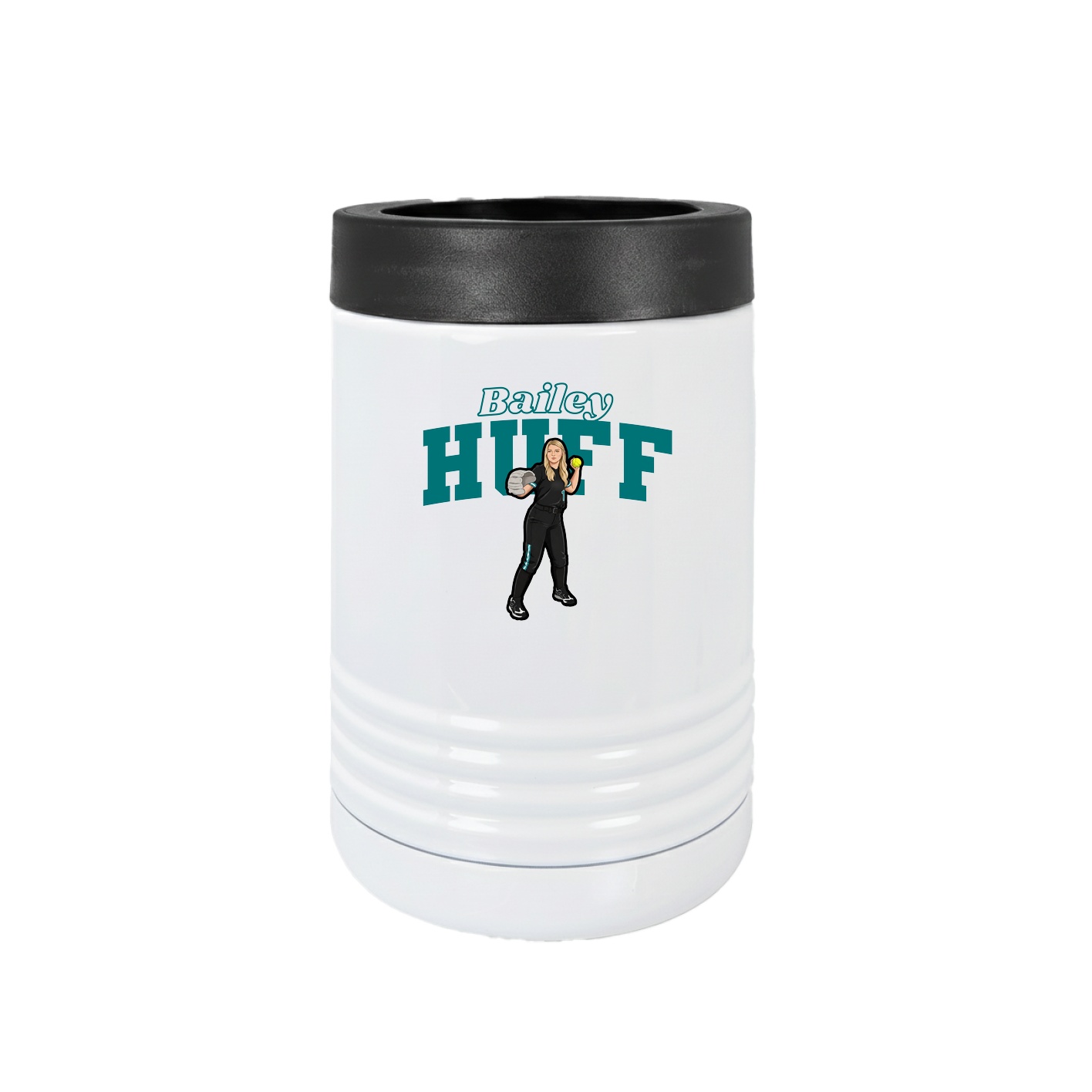 Beverage Holder — Name Arch in White