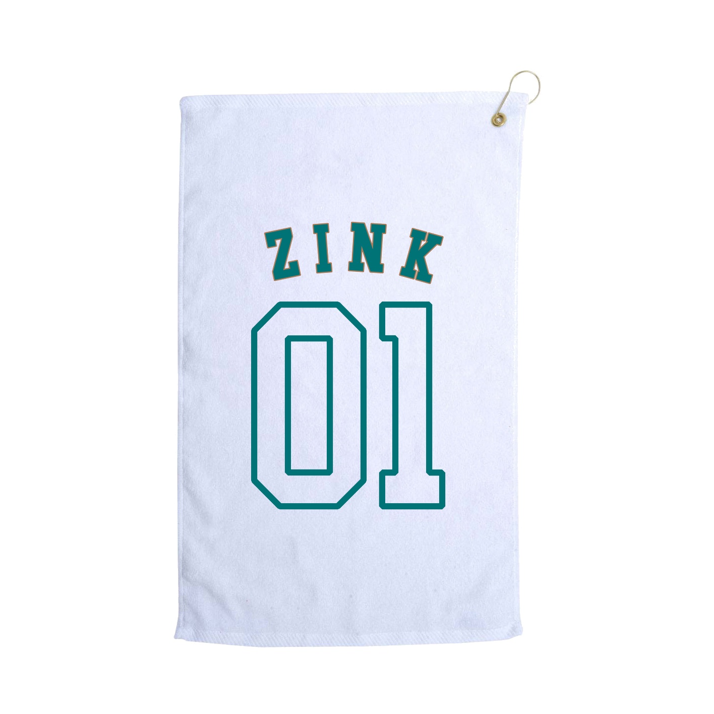 Golf Towel — Shirsey Arch in White