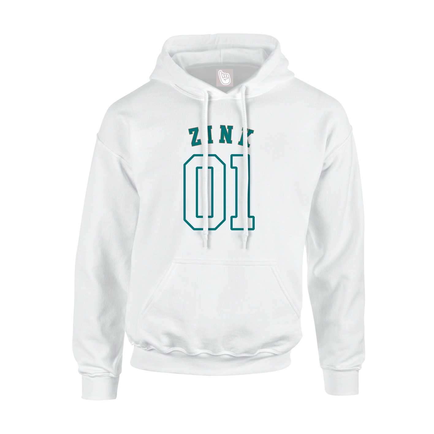 Youth Hoodie — Shirsey Arch in White