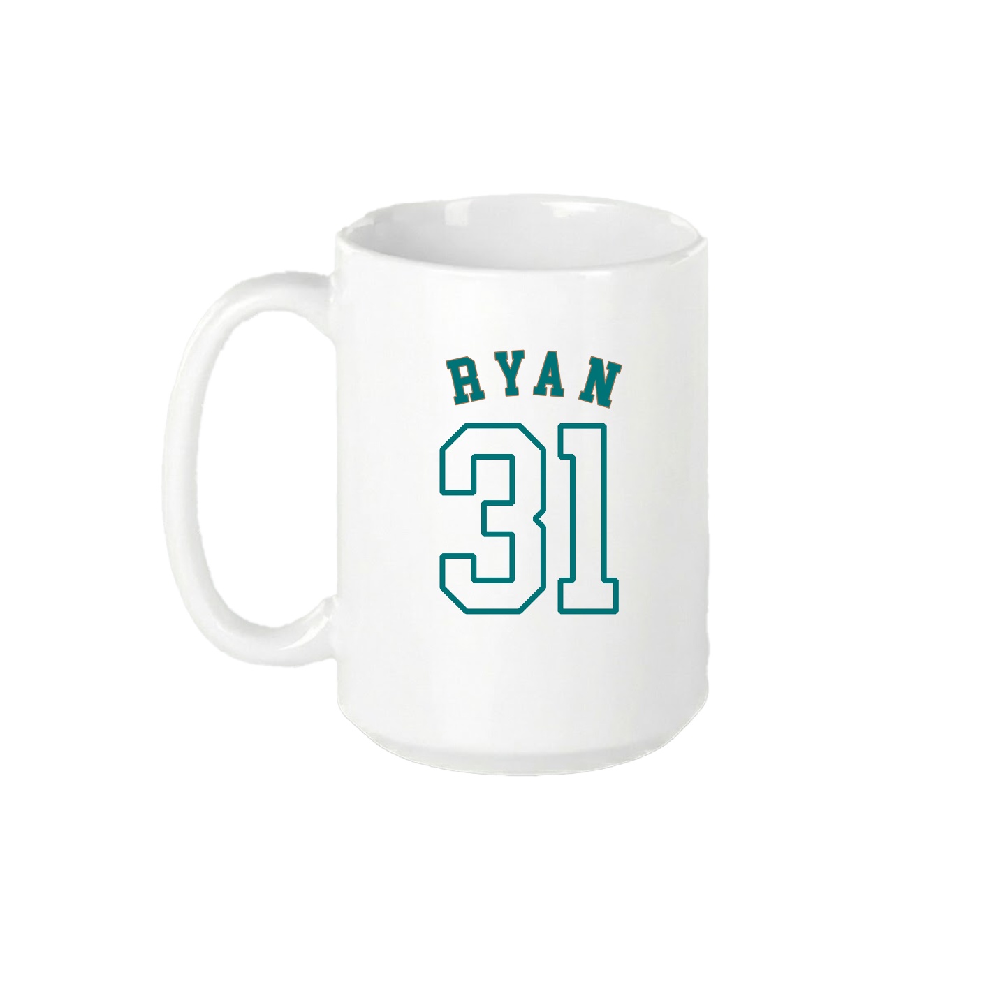 15oz Coffee Mug — Shirsey Arch in White