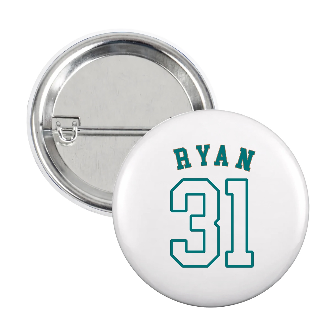 Game Day Button — Shirsey Arch in White