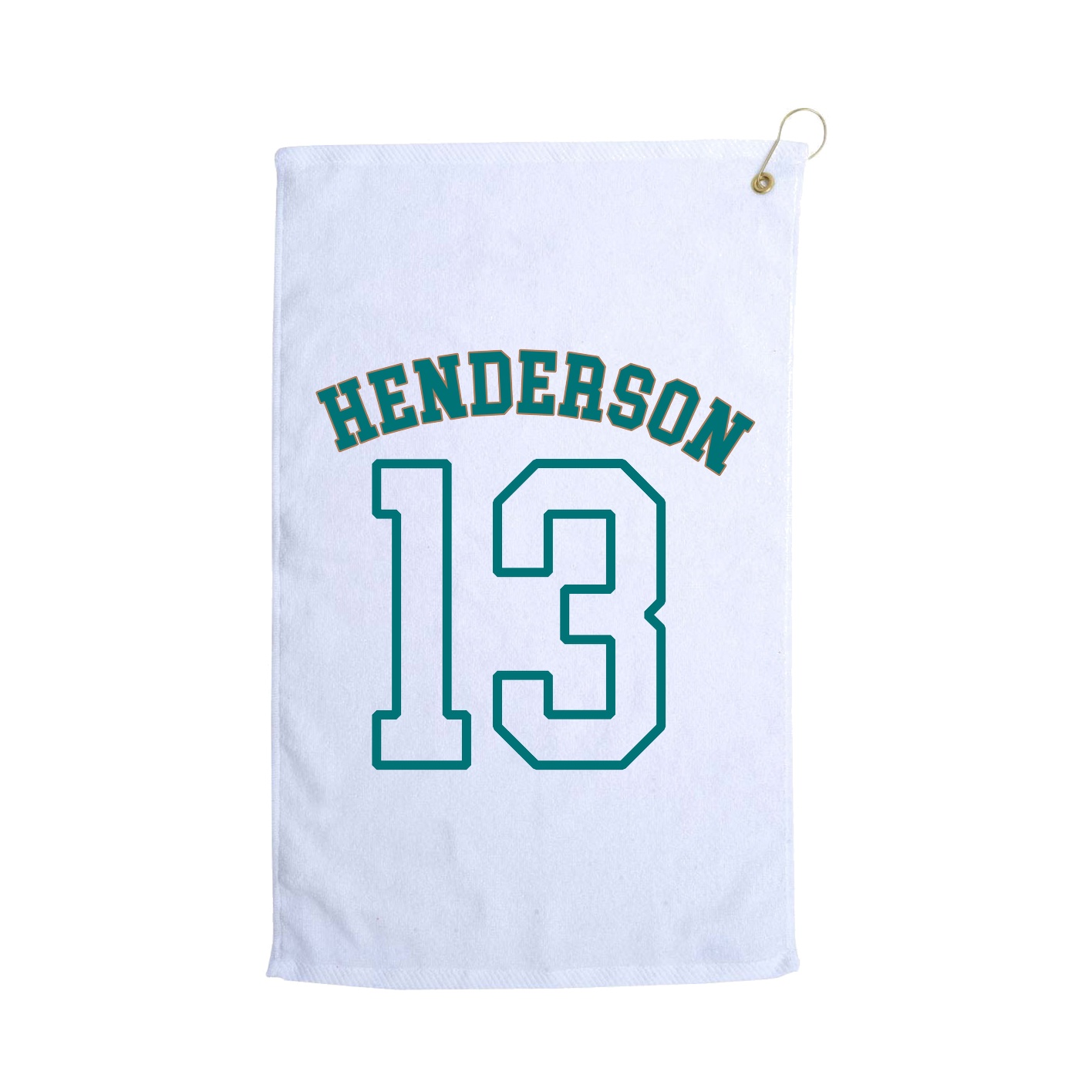 Golf Towel — Shirsey Arch in White