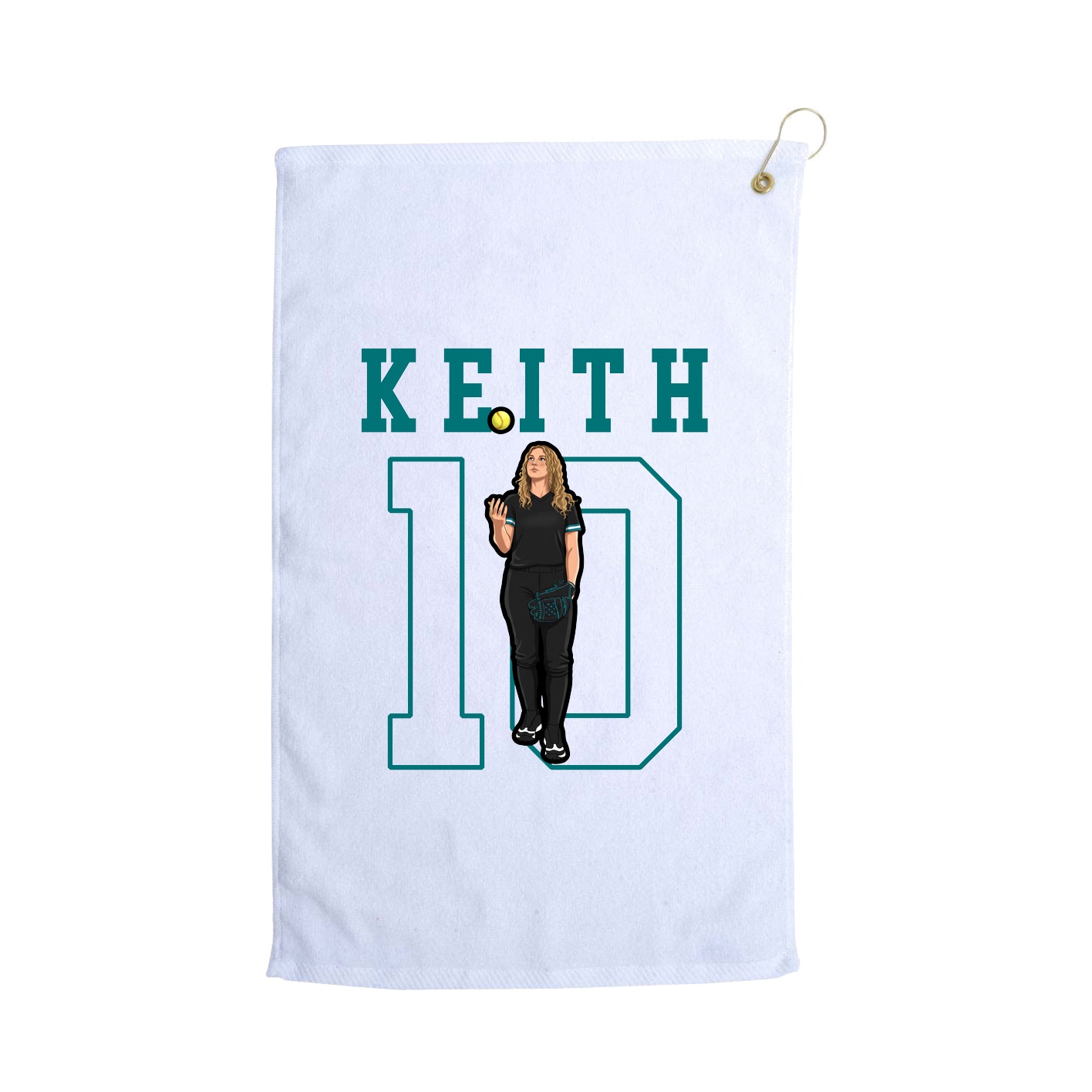 Golf Towel — Classic in White