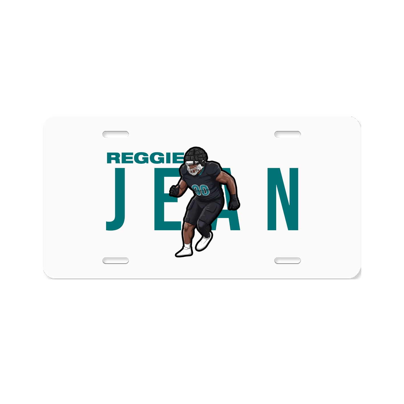 License Plate — Player Name in Classic