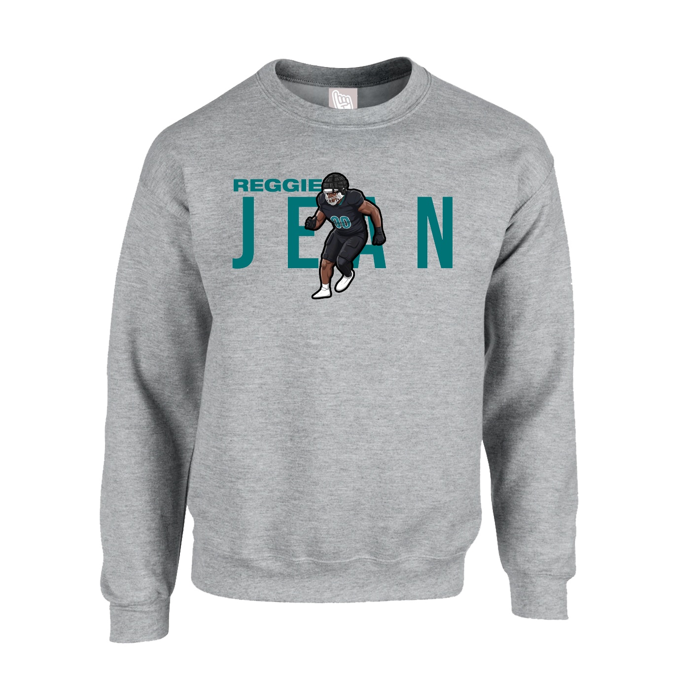 Fleece Crew — Player Name in Grey
