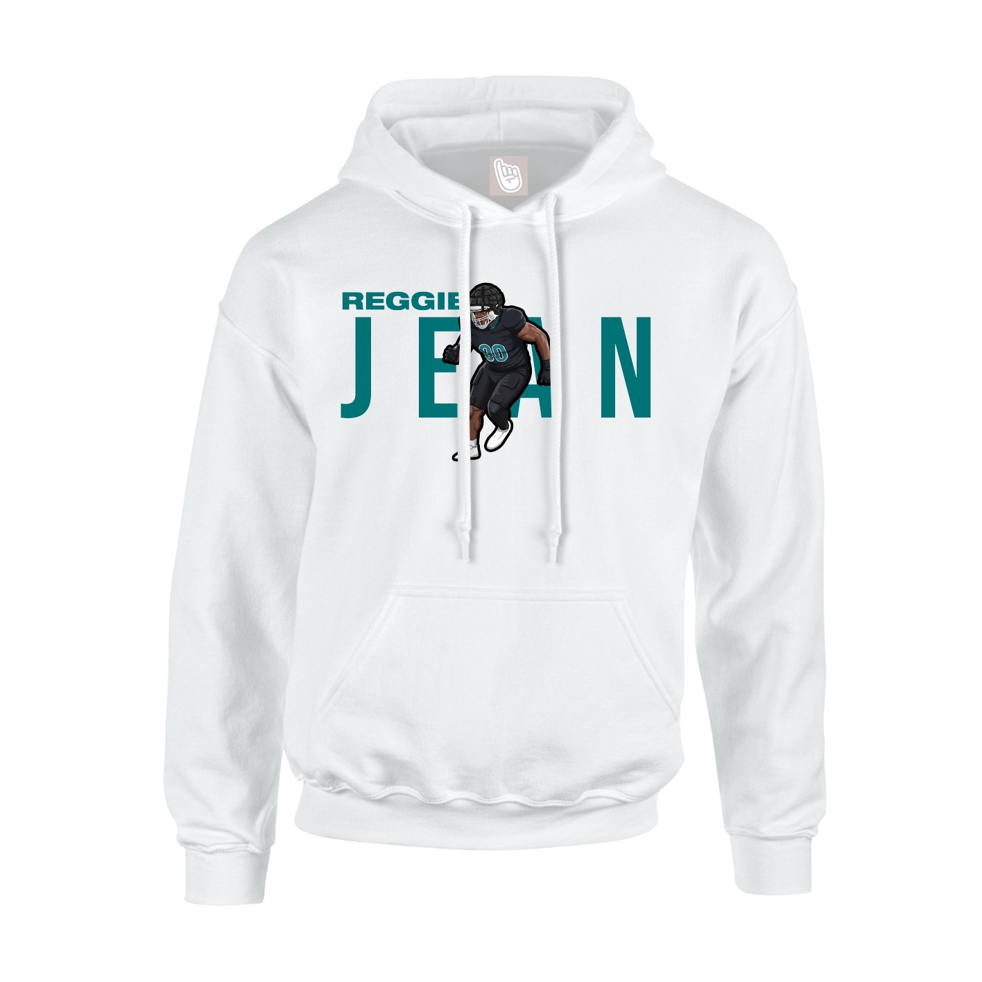 Youth Hoodie — Player Name in White