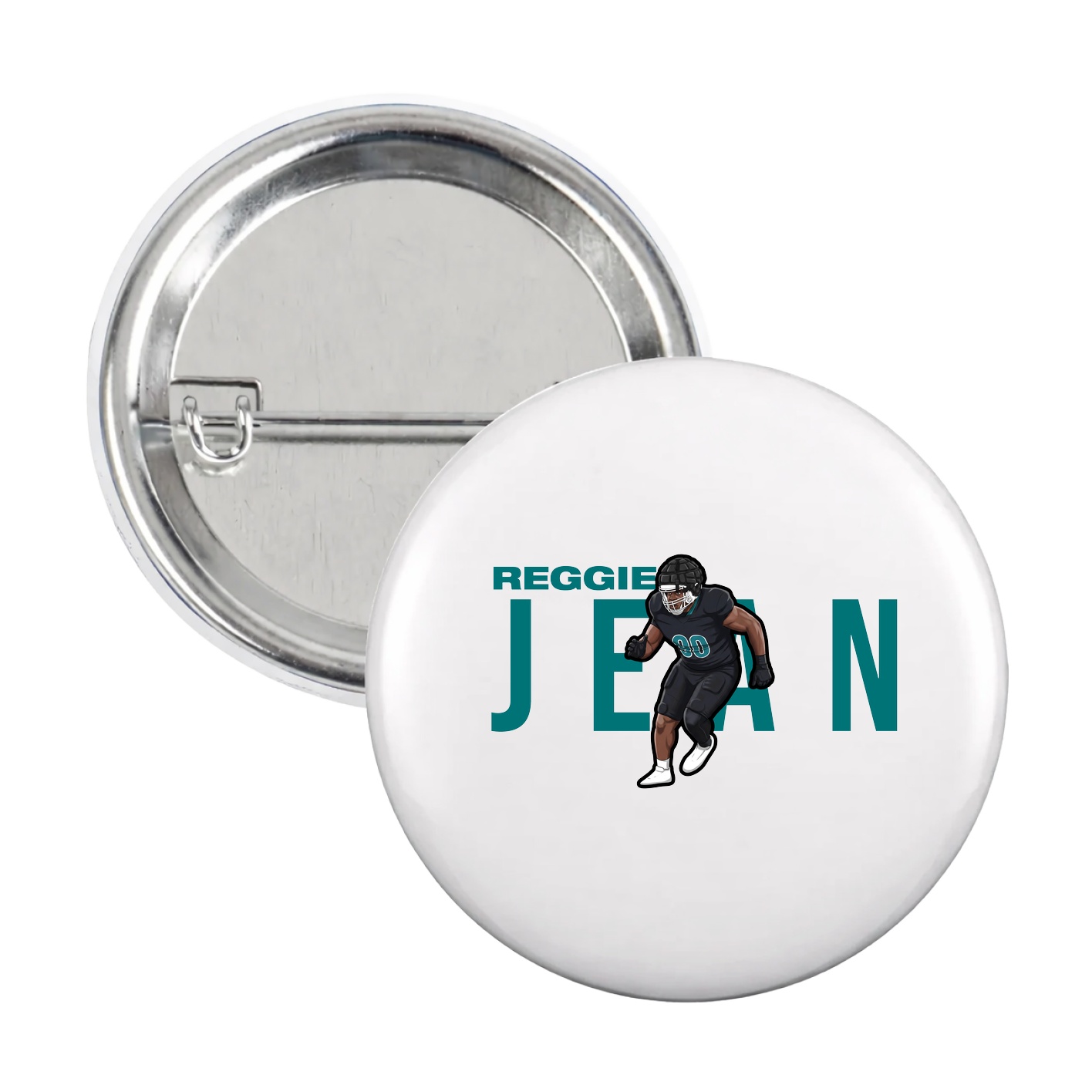 Game Day Button — Player Name in White