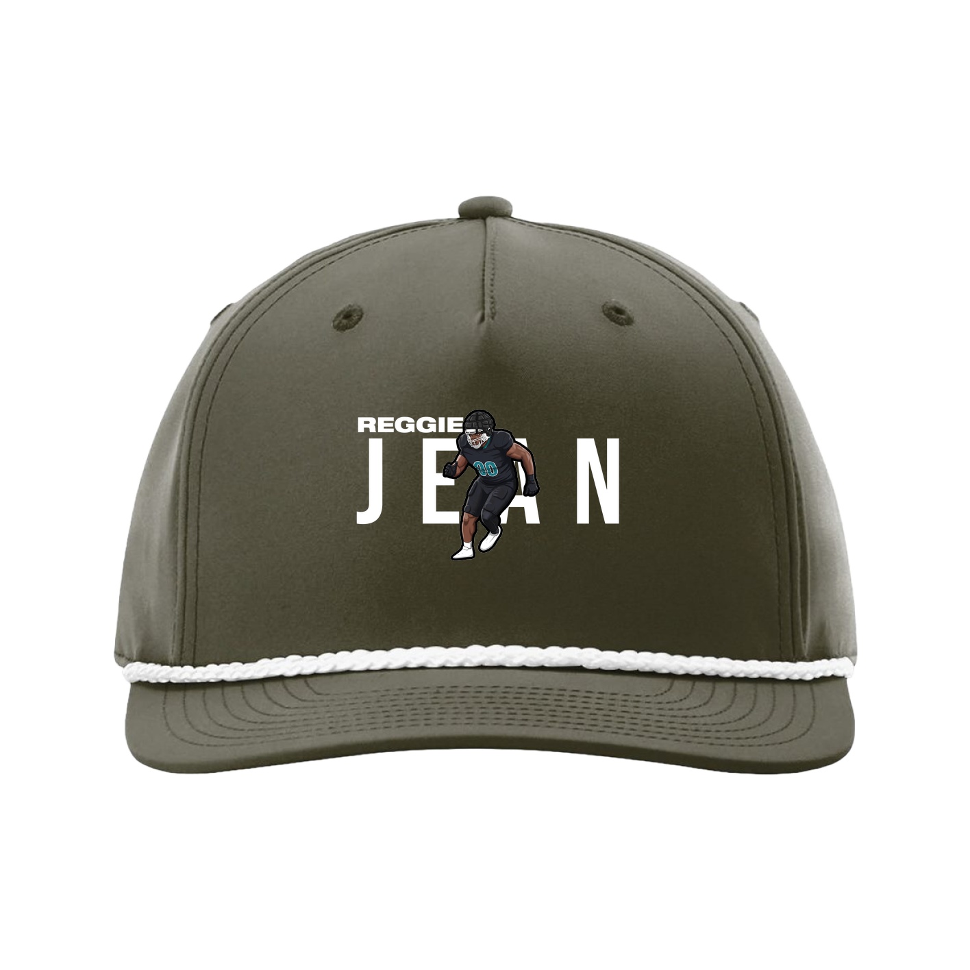 Five-Panel Classic Rope Cap — Player Name in Green