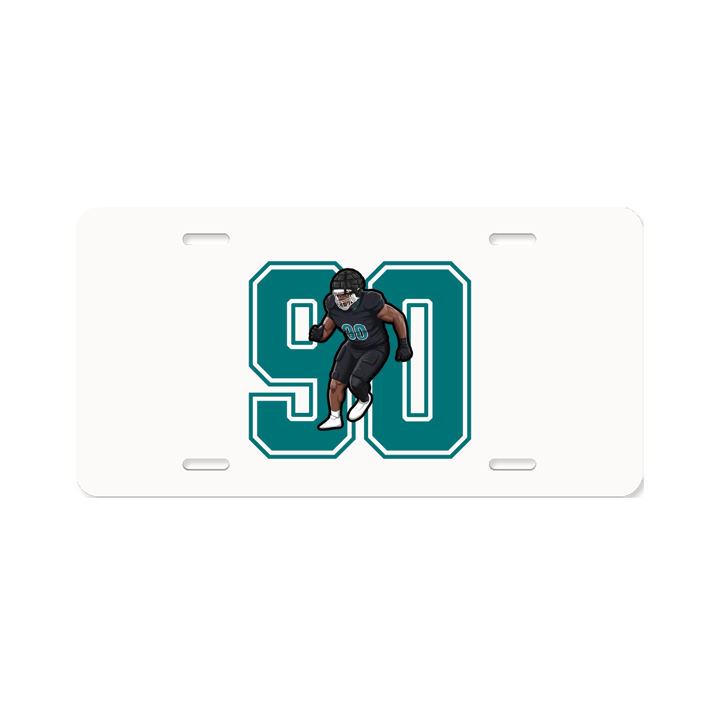 License Plate — Number in Classic