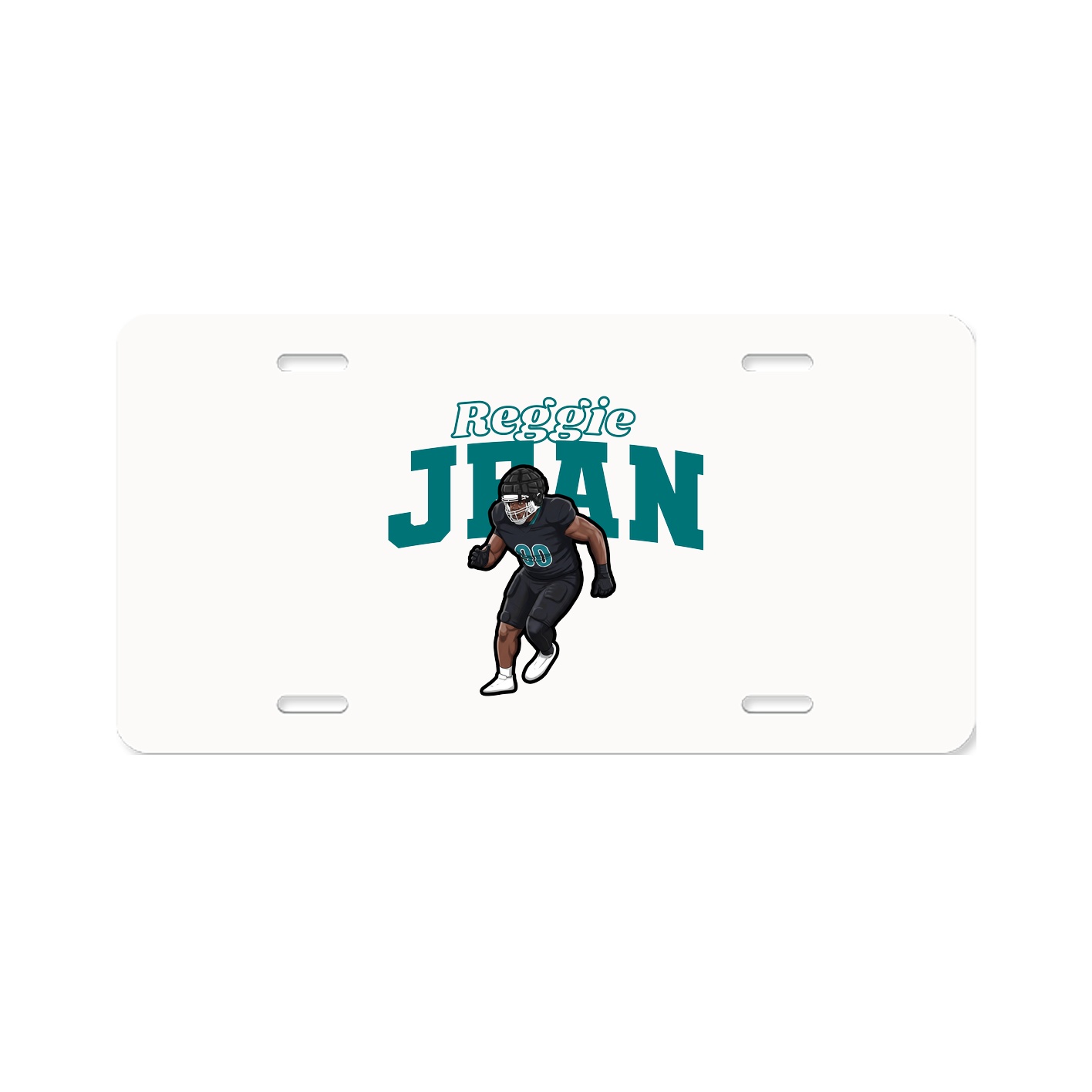 License Plate — Name Arch in Classic