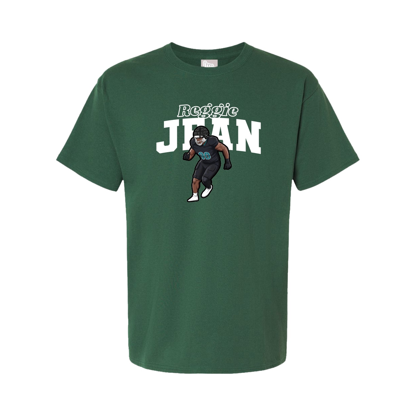 Youth Tee — Name Arch in Green