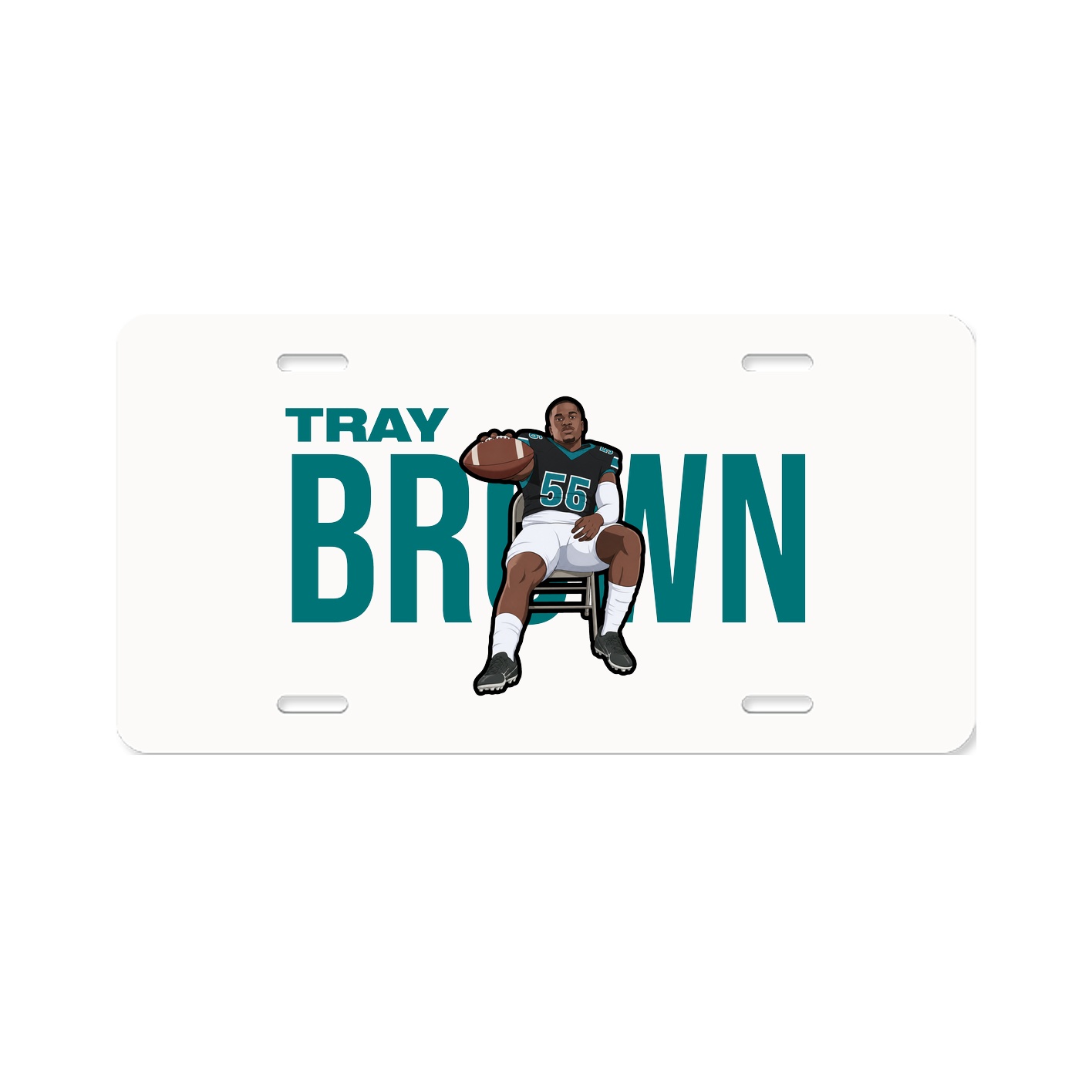 License Plate — Player Name in Classic