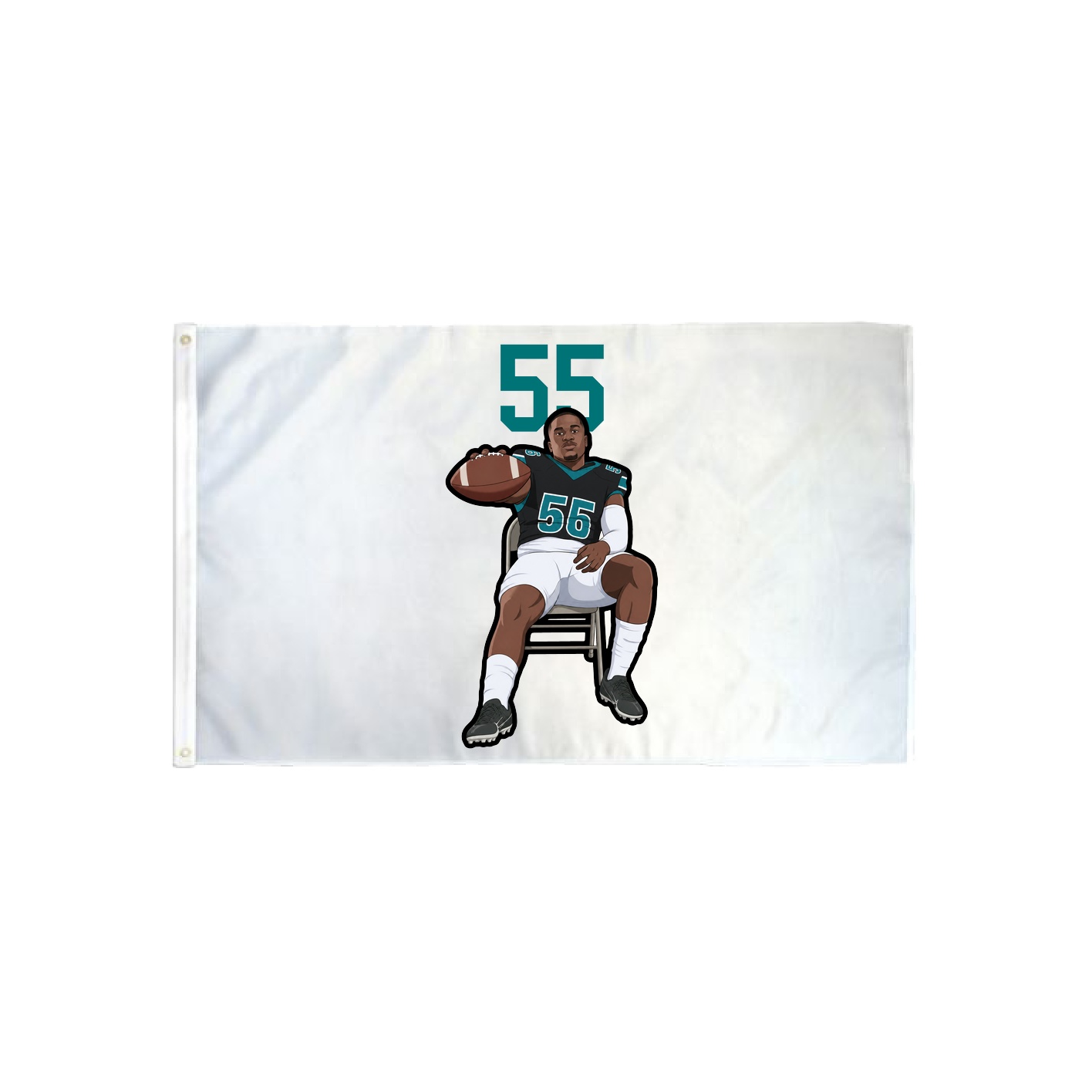 3x5 Flag — Number Top in Classic
