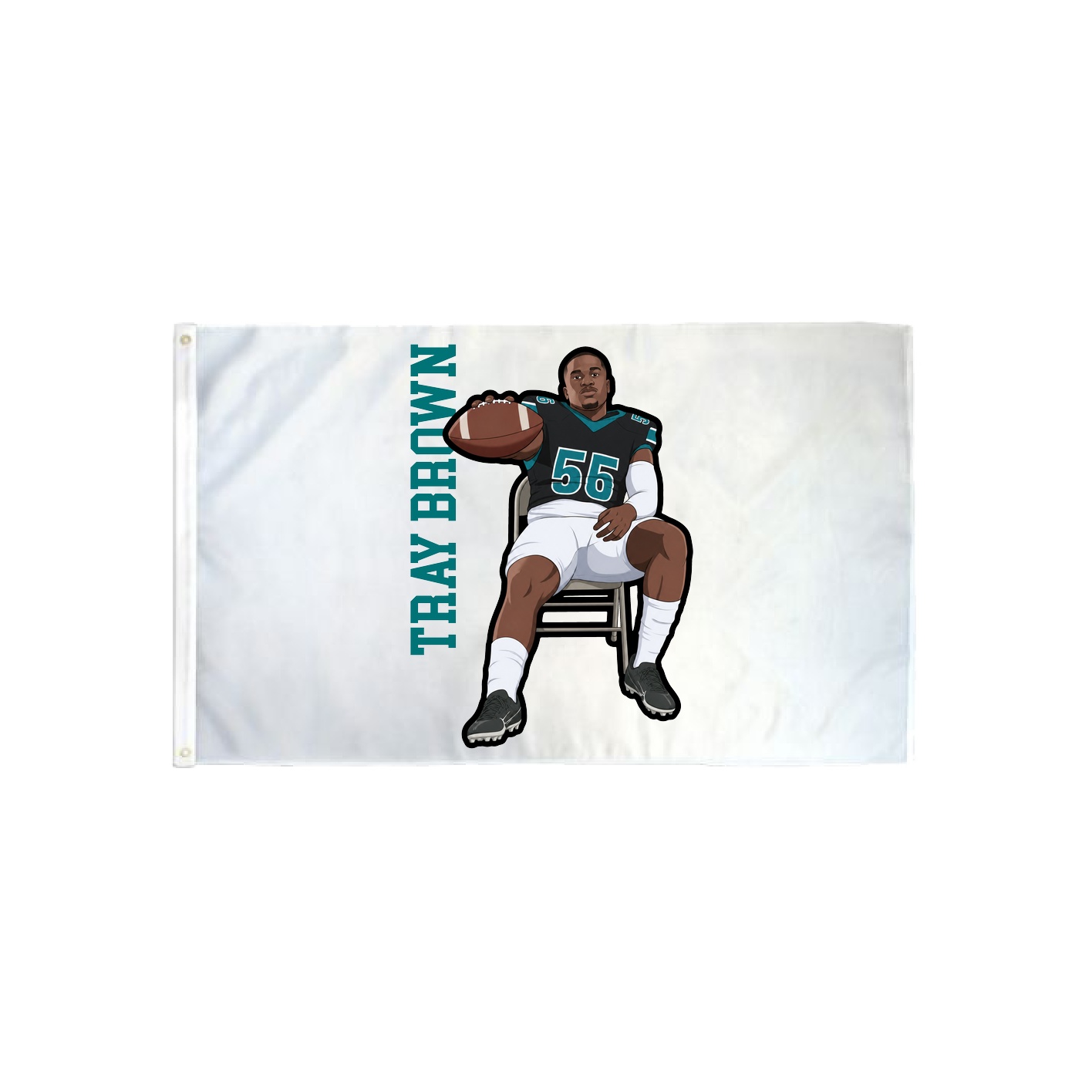 3x5 Flag — Name Vertical in Classic