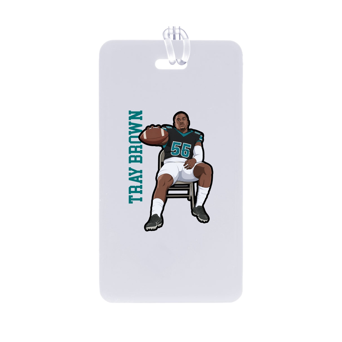 Bag Tag — Name Vertical in Classic