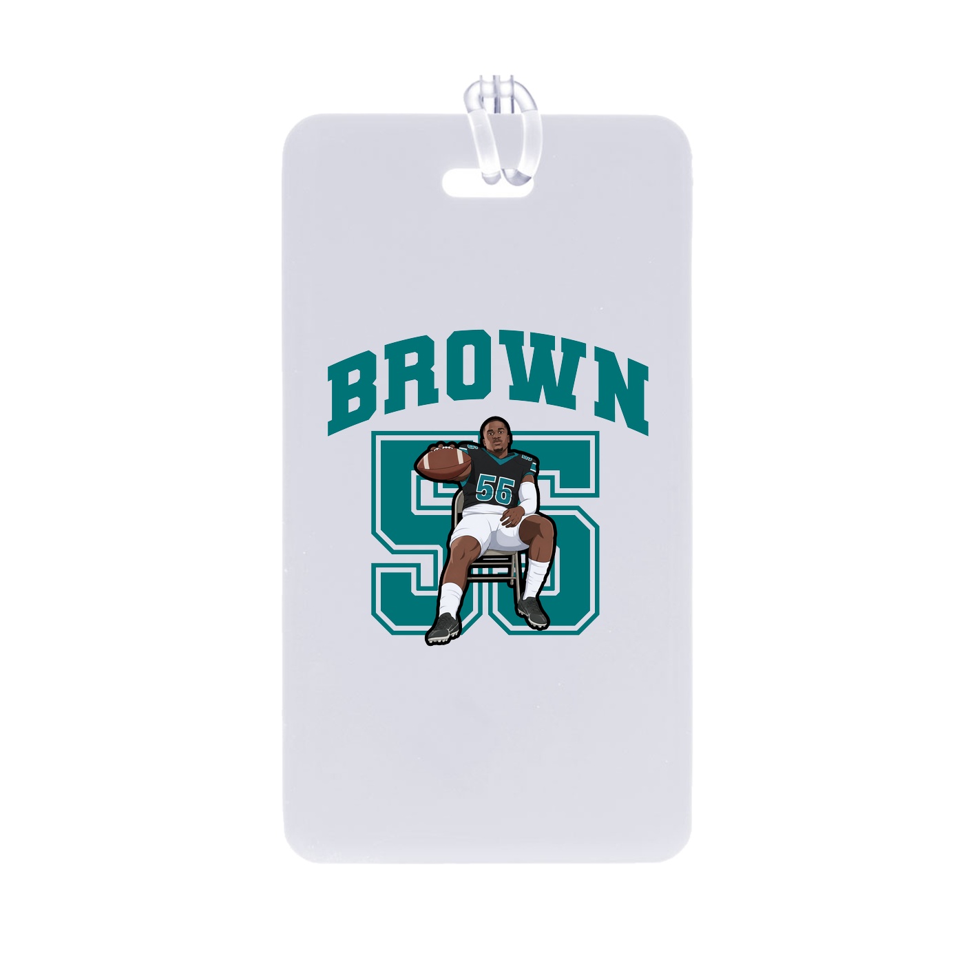 Bag Tag — Number in Classic