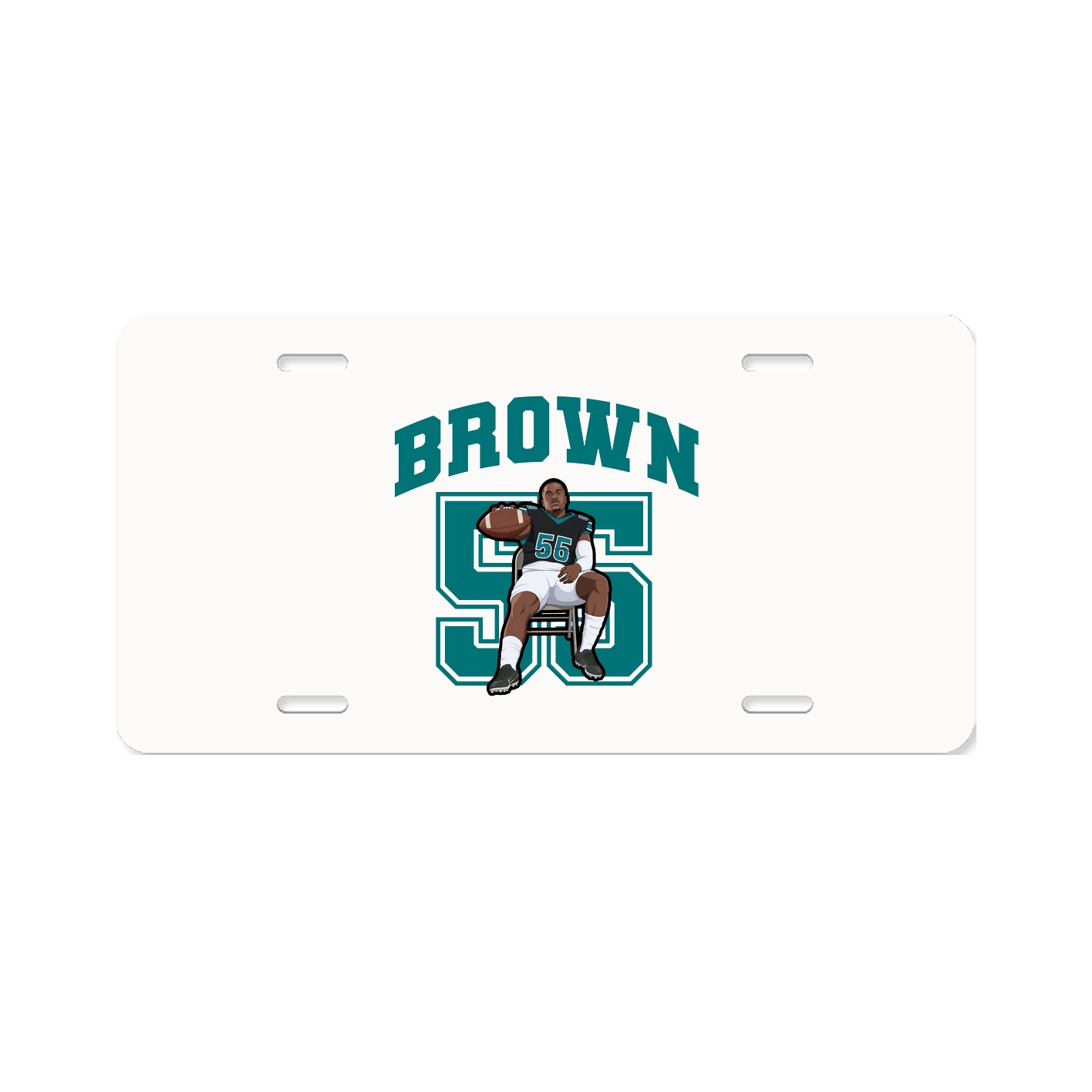 License Plate — Number in Classic