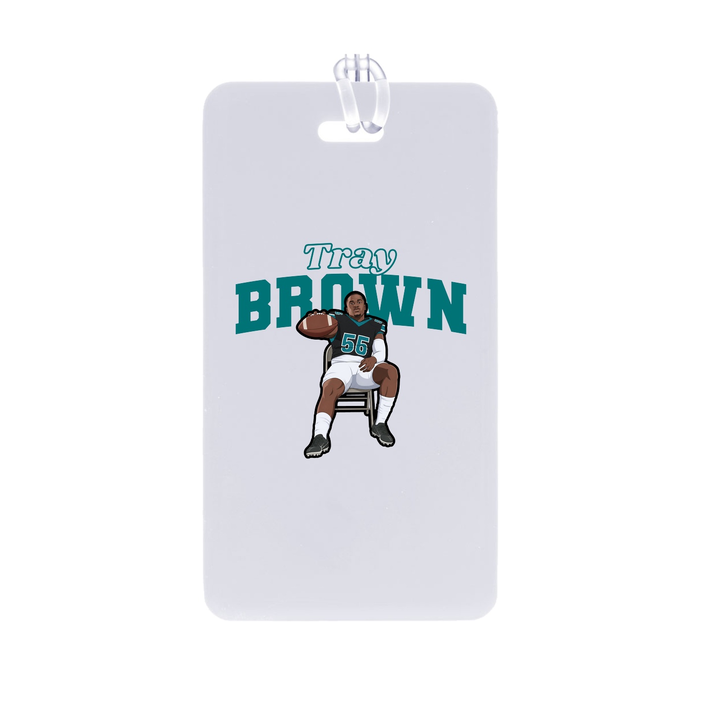 Bag Tag — Name Arch in Classic