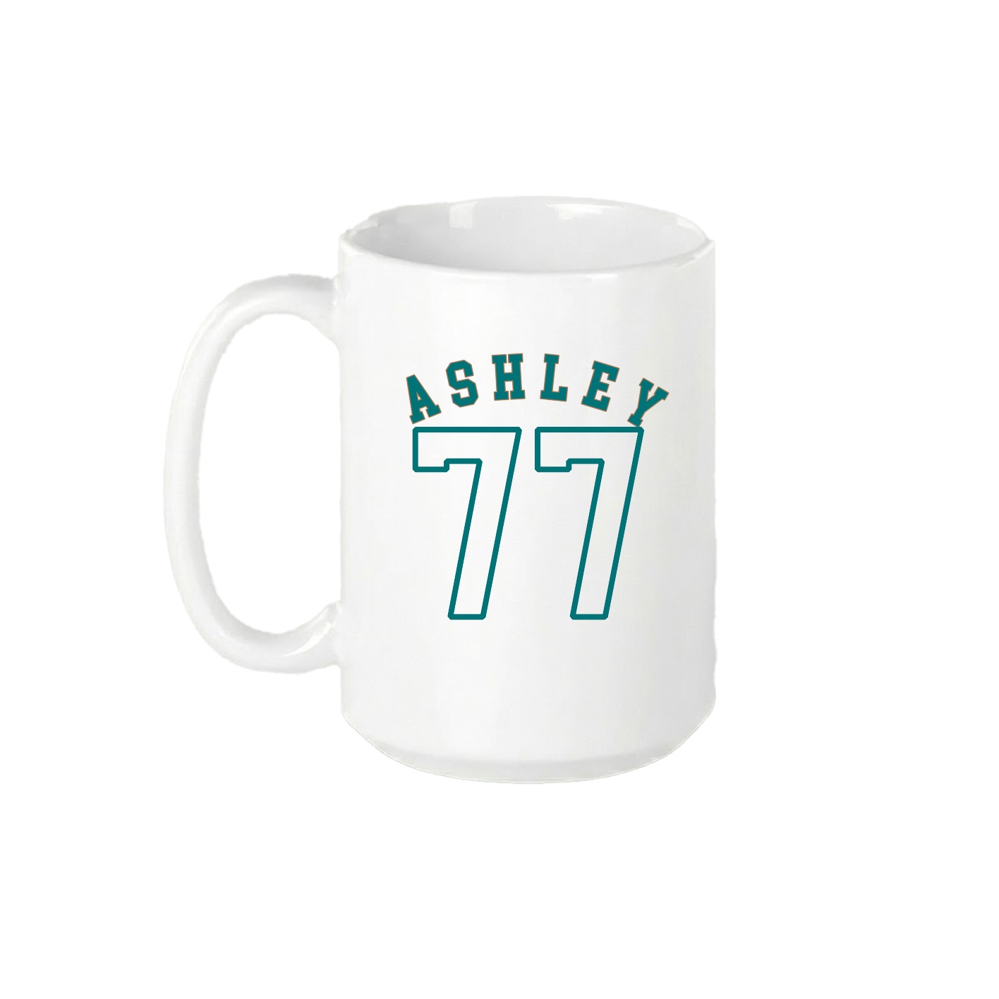 15oz Coffee Mug — Shirsey Arch in White