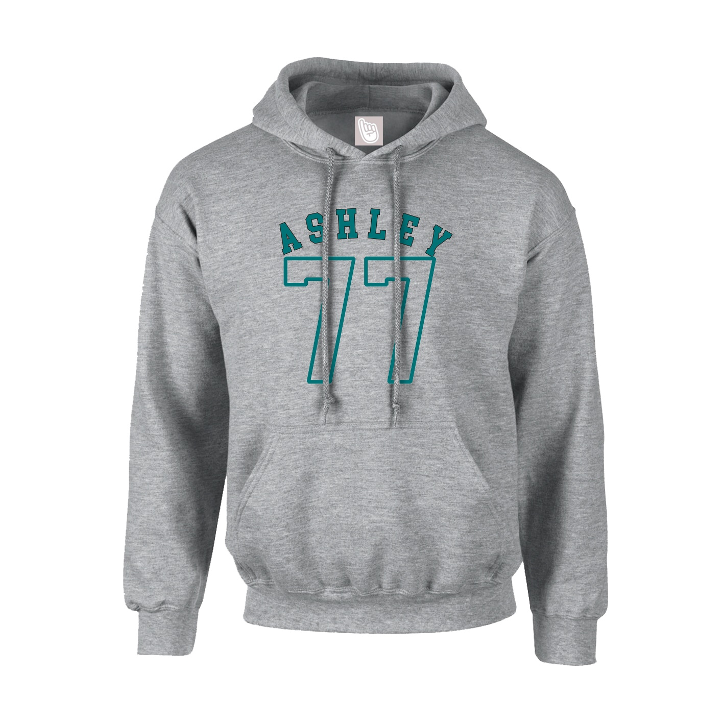 Youth Hoodie — Shirsey Arch in Grey