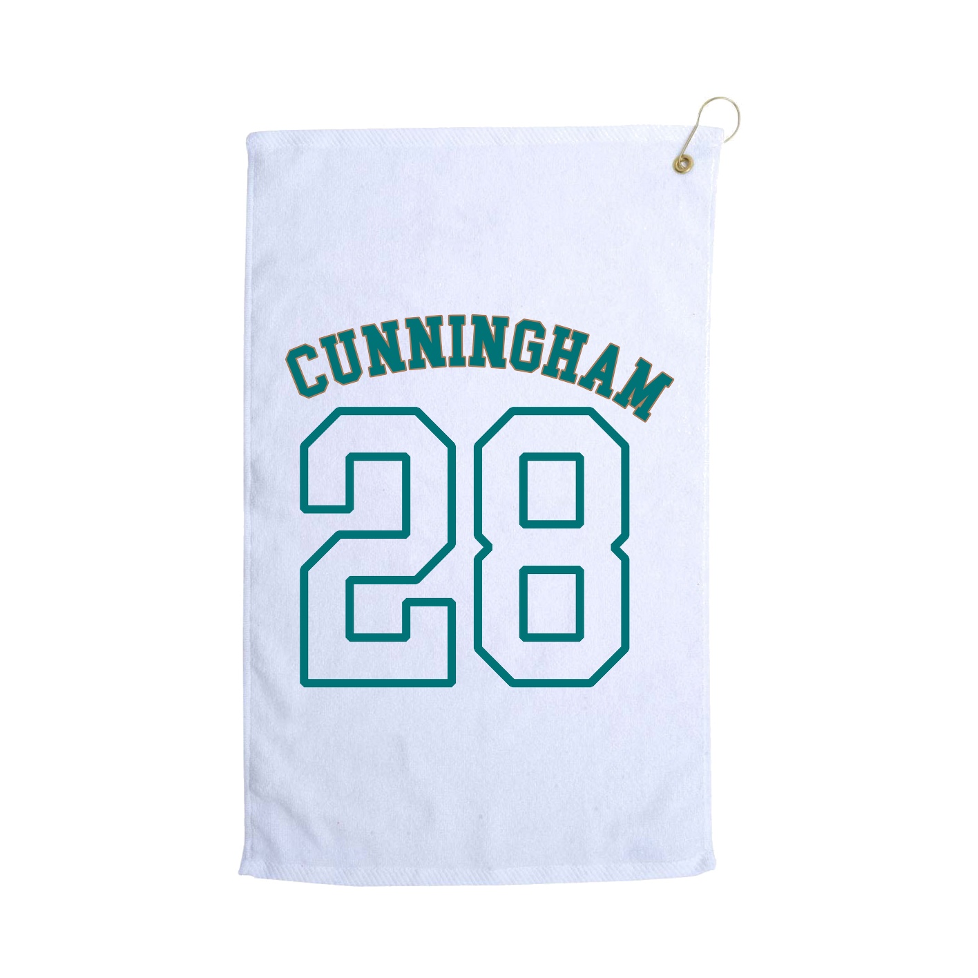 Golf Towel — Shirsey Arch in White