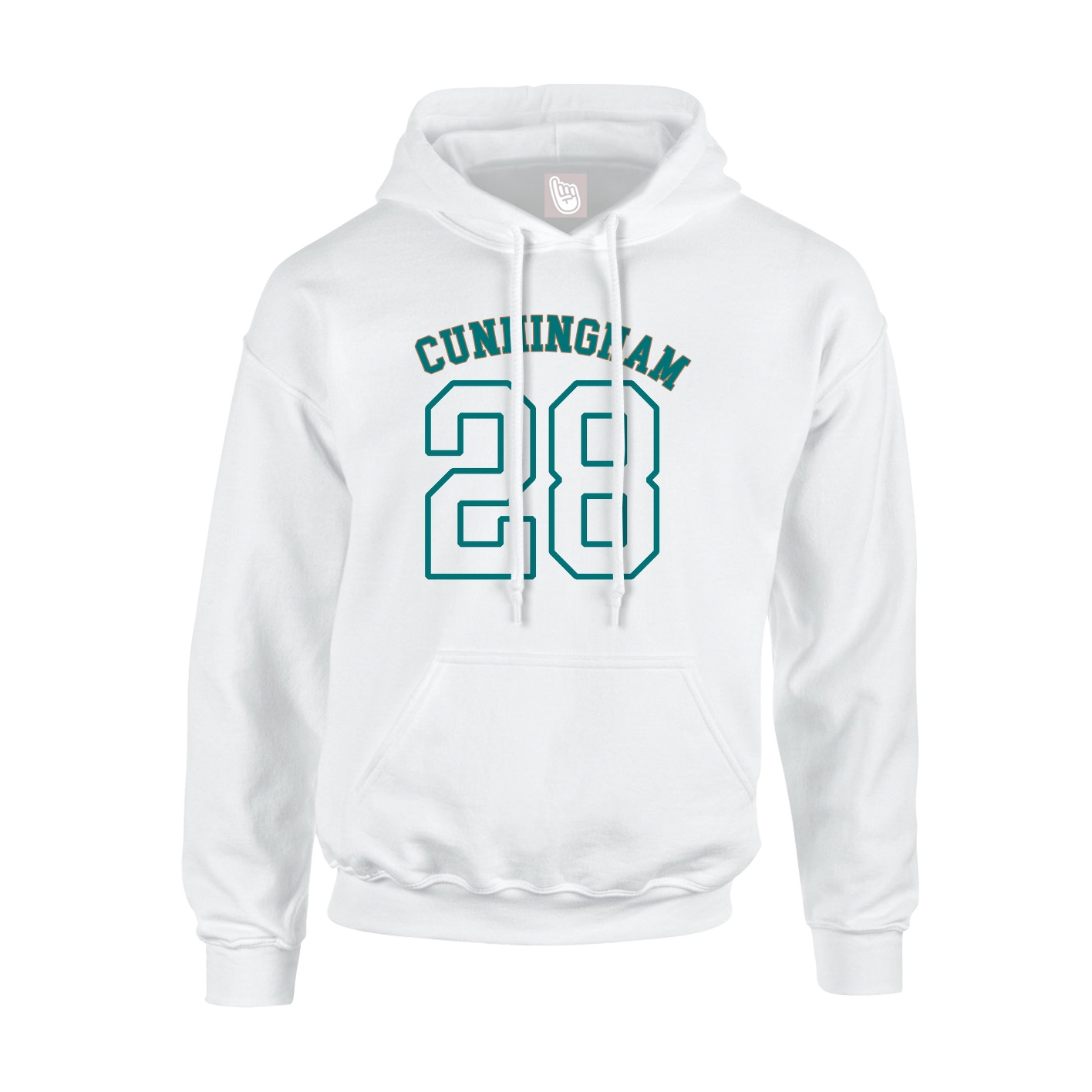 Hoodie — Shirsey Arch in White