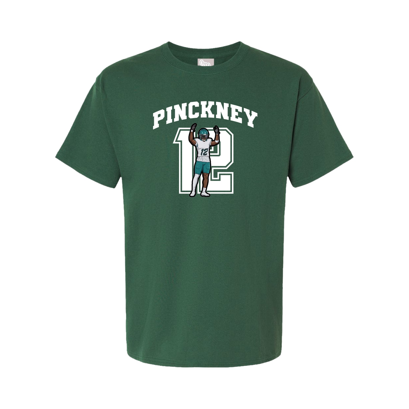 Youth Tee — Number in Green