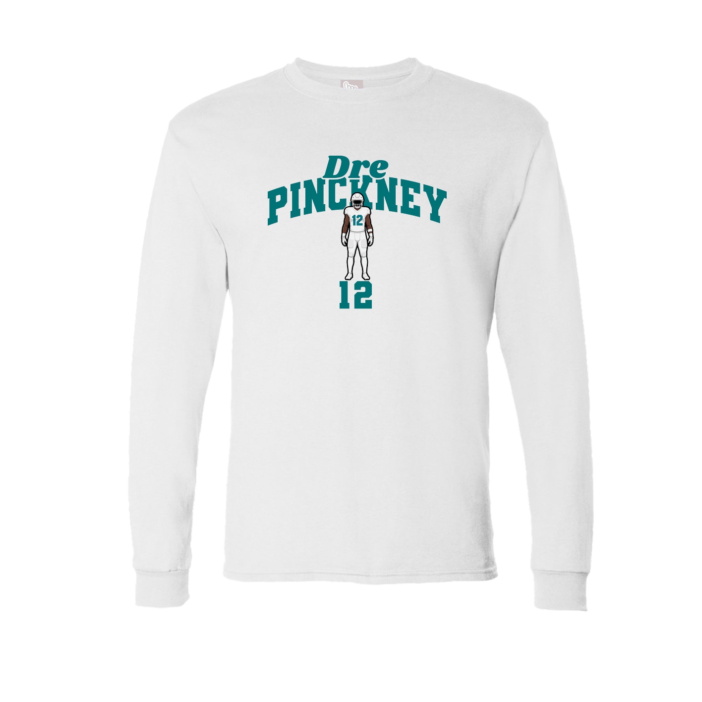 Long Sleeve Tee — Signature Arch in White