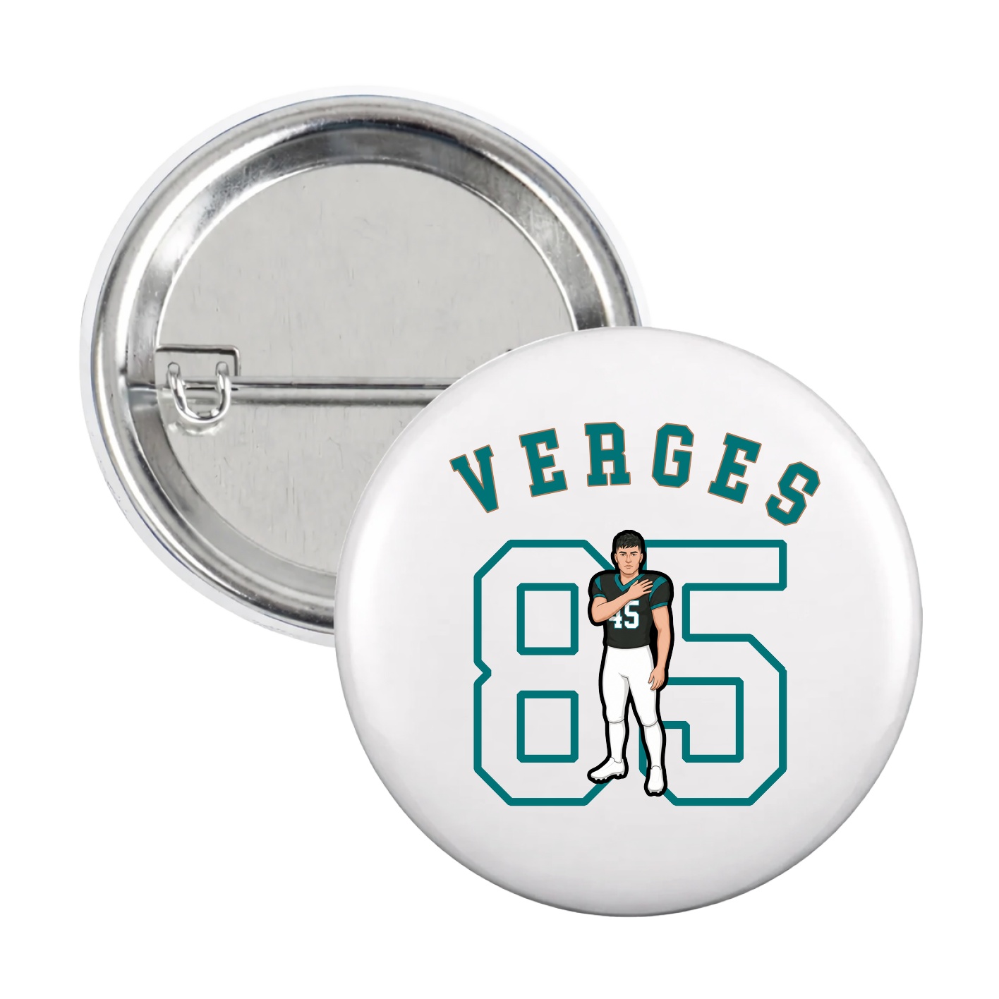 Game Day Button — Shirsey Arch in White