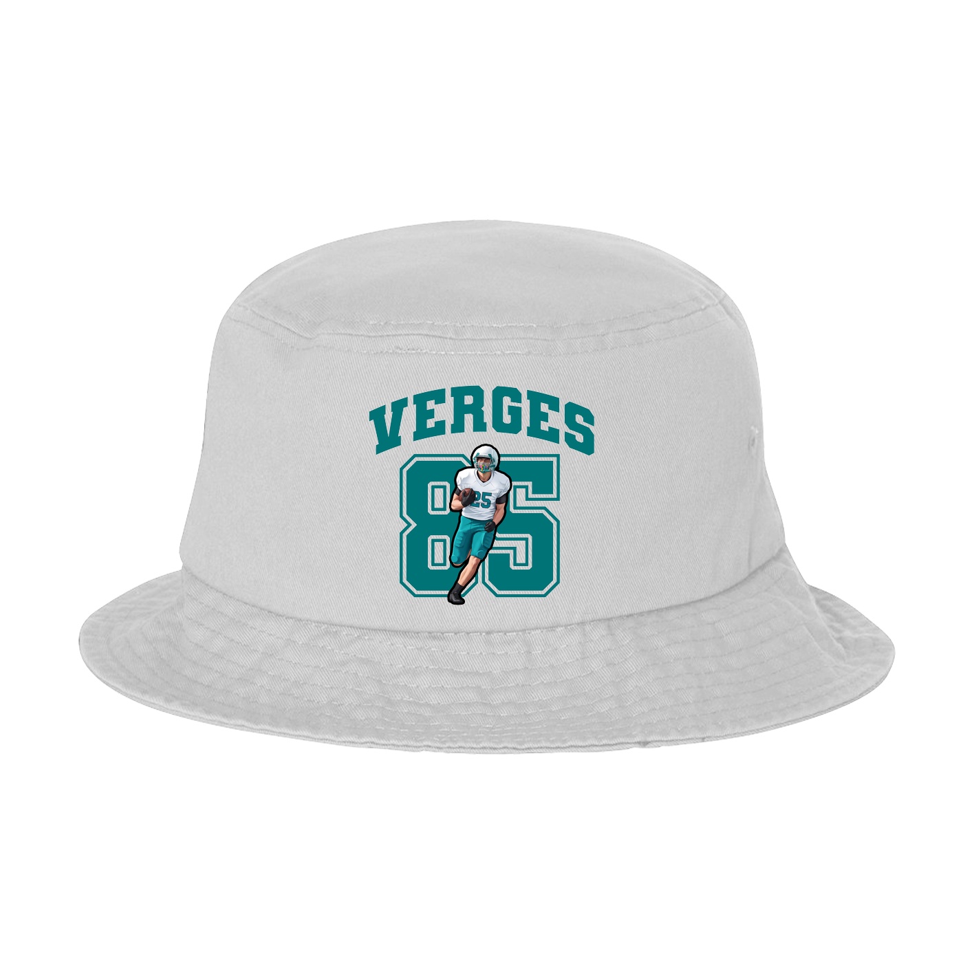 Bucket Cap — Number in White