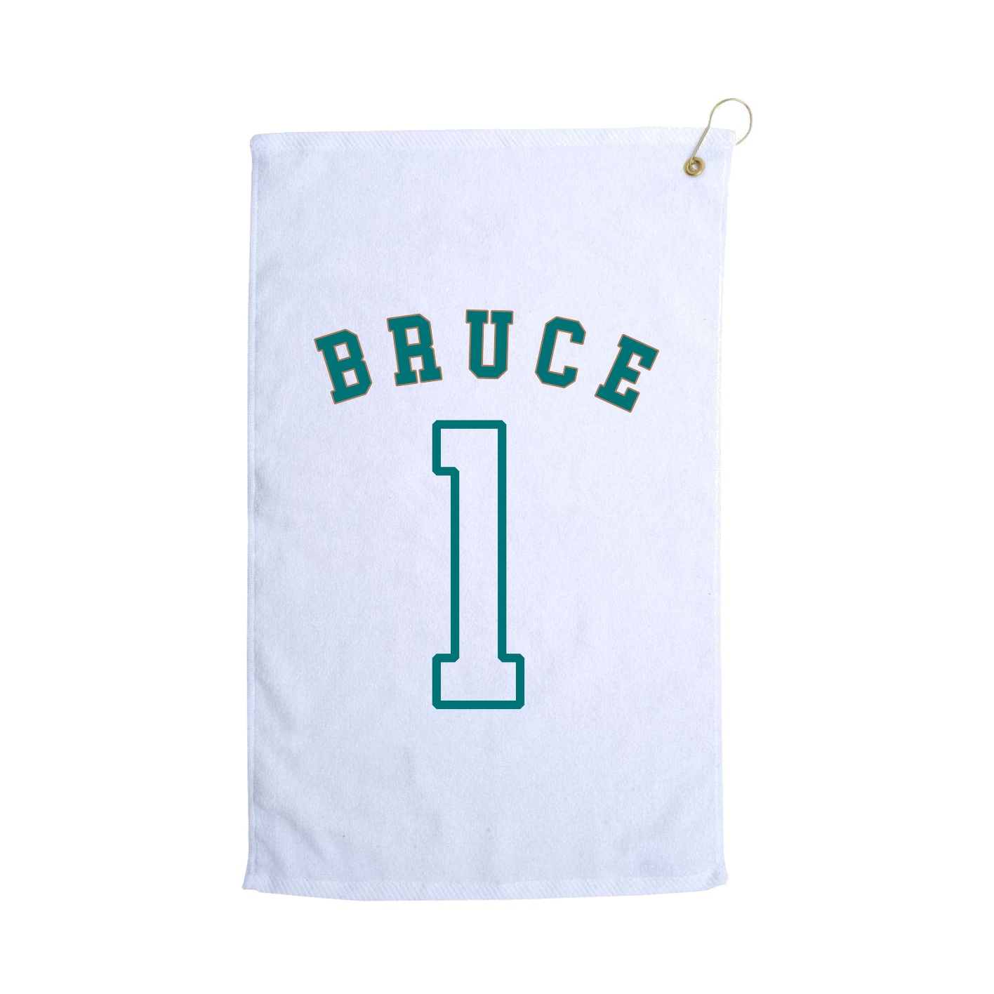 Golf Towel — Shirsey Arch in White