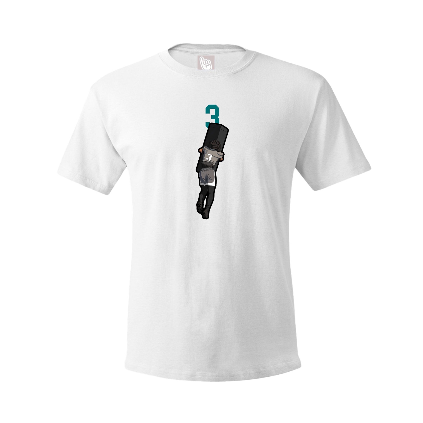 Tee — Number Top in White
