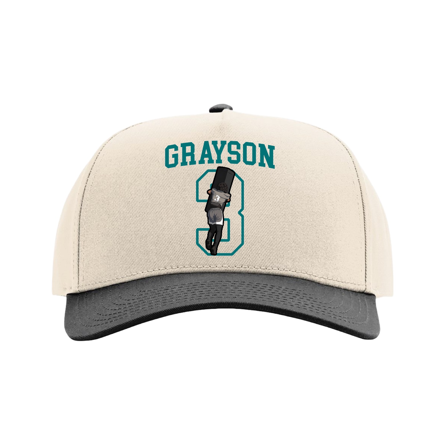 Full Fabric Five-Panel Champ Cap