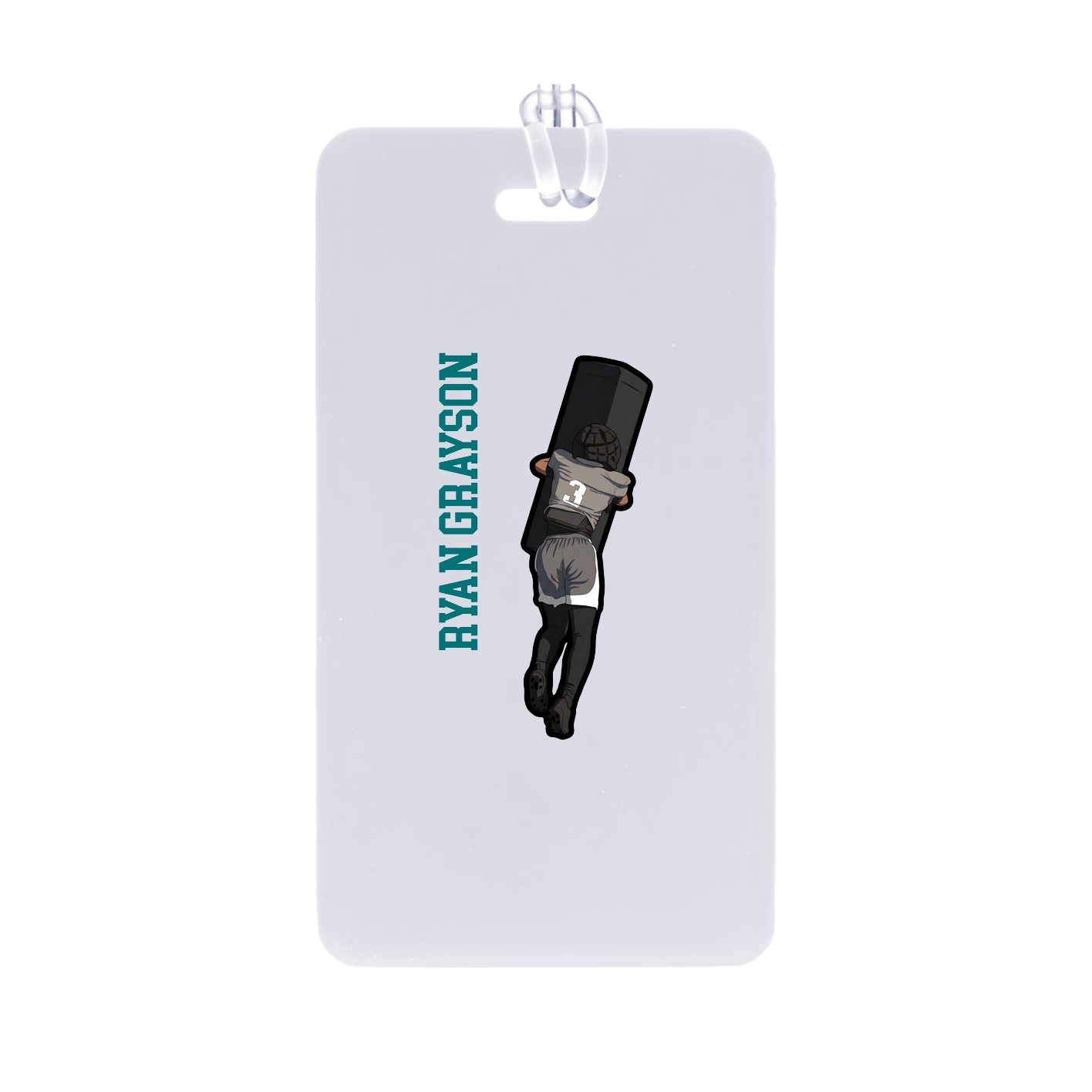 Bag Tag — Name Vertical in Classic