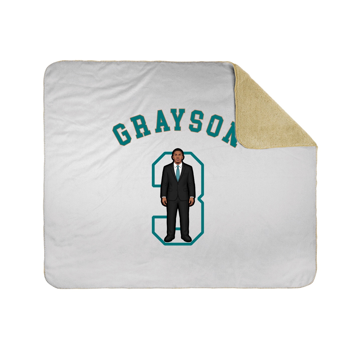 Throw Blanket — Shirsey Arch in White