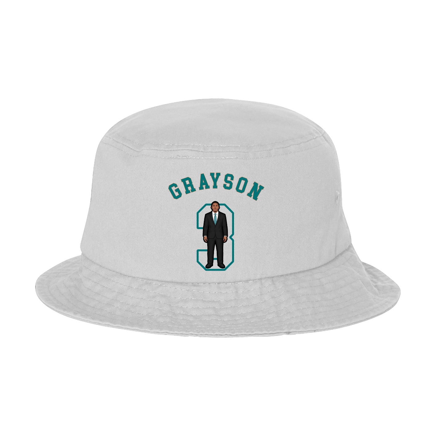 Bucket Cap — Shirsey Arch in White