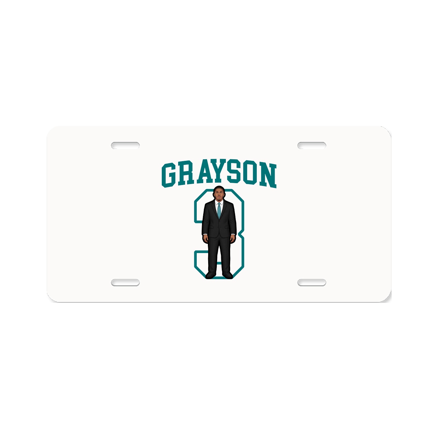 License Plate — Shirsey in Classic