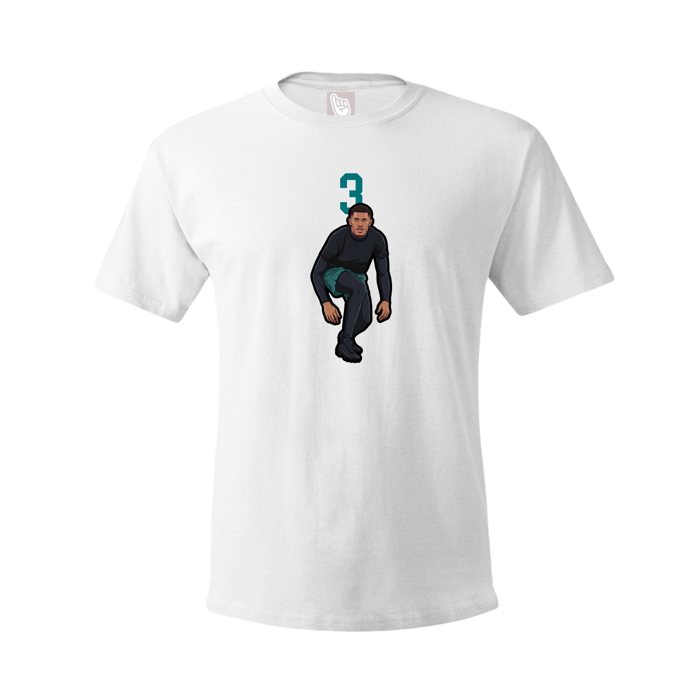 Tee — Number Top in White