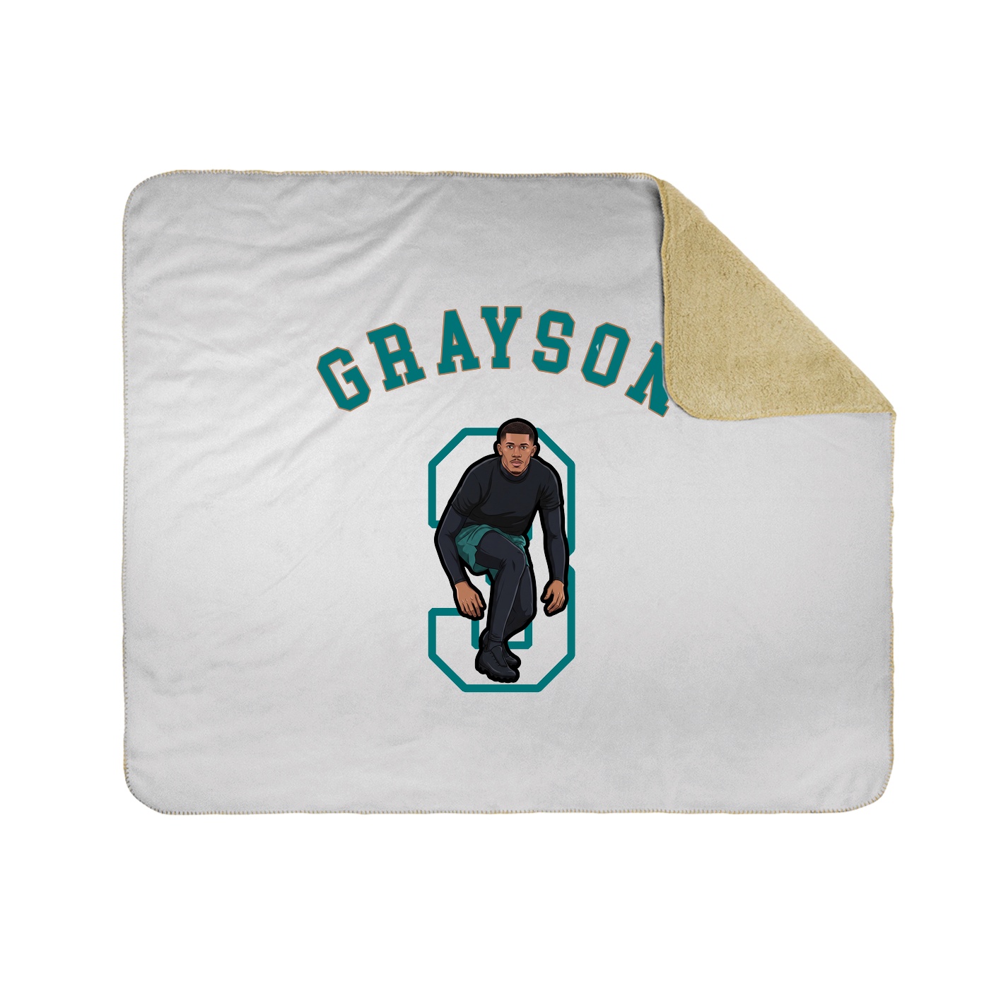 Throw Blanket — Shirsey Arch in White