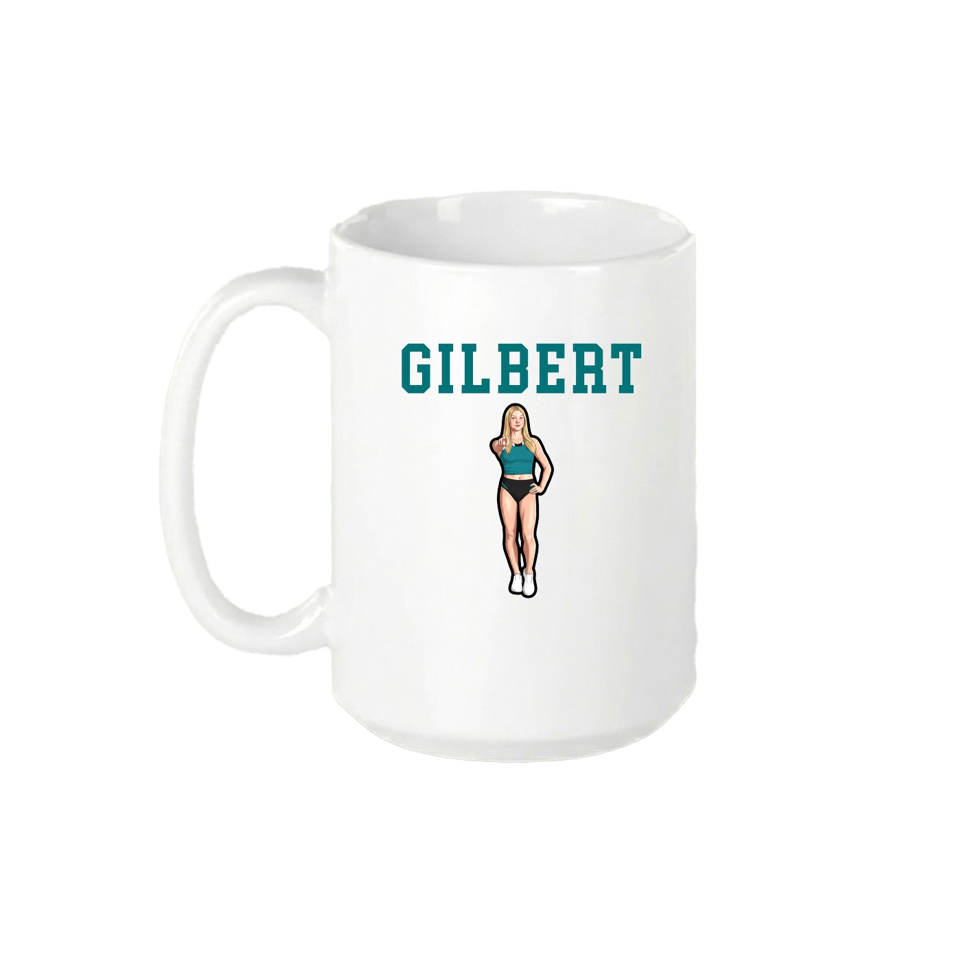 15oz Coffee Mug — Shirsey in White