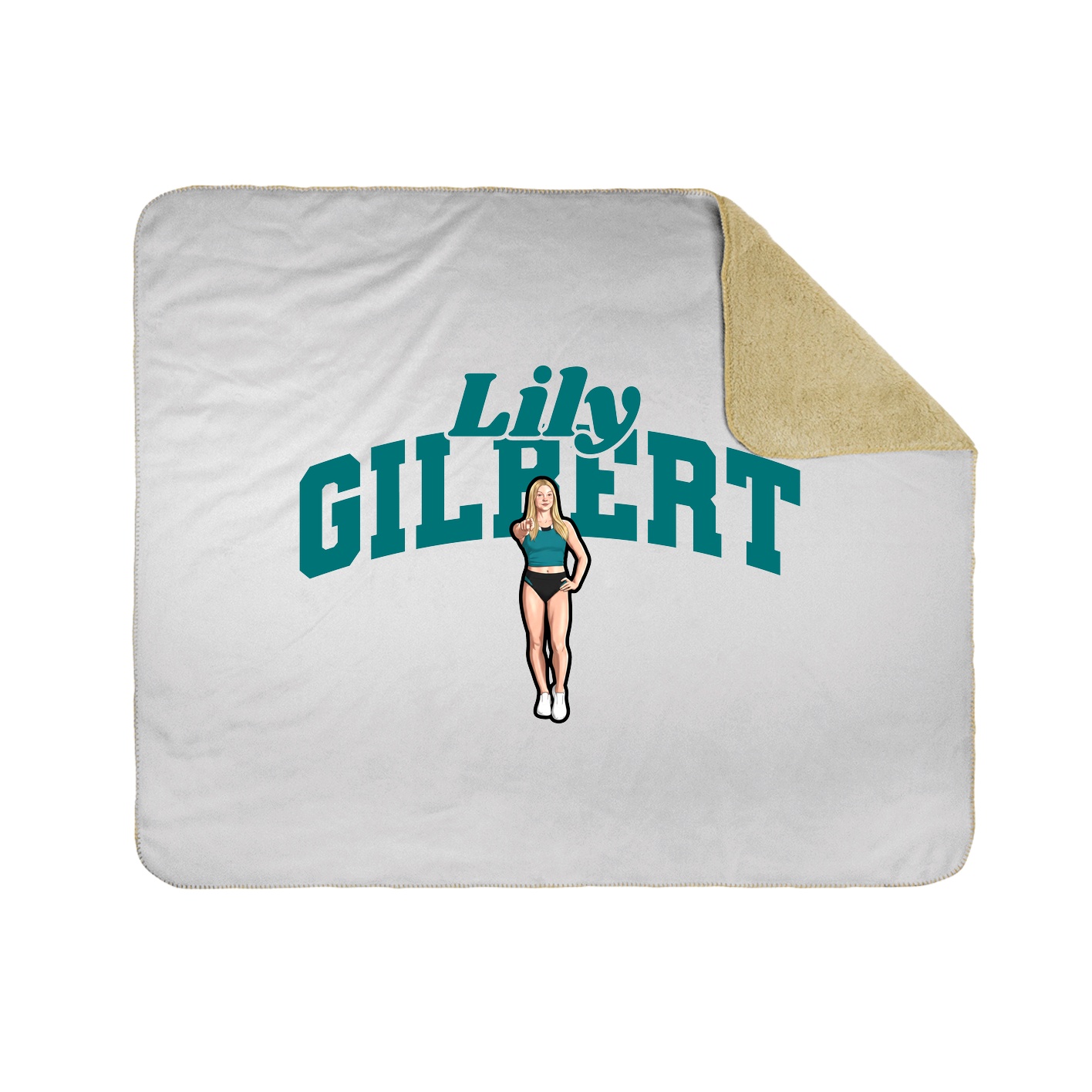 Throw Blanket — Signature Arch in White