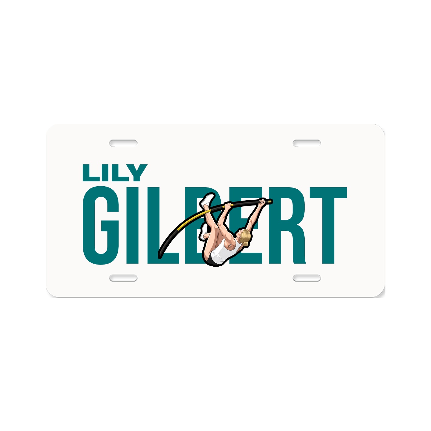 License Plate — Player Name in Classic