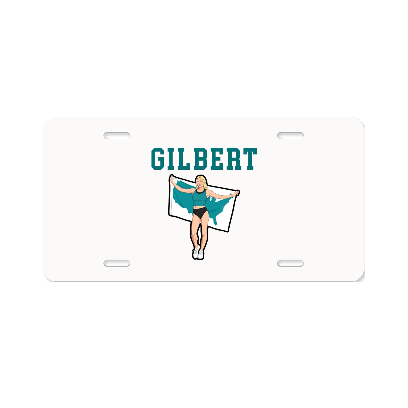 License Plate — Shirsey in Classic
