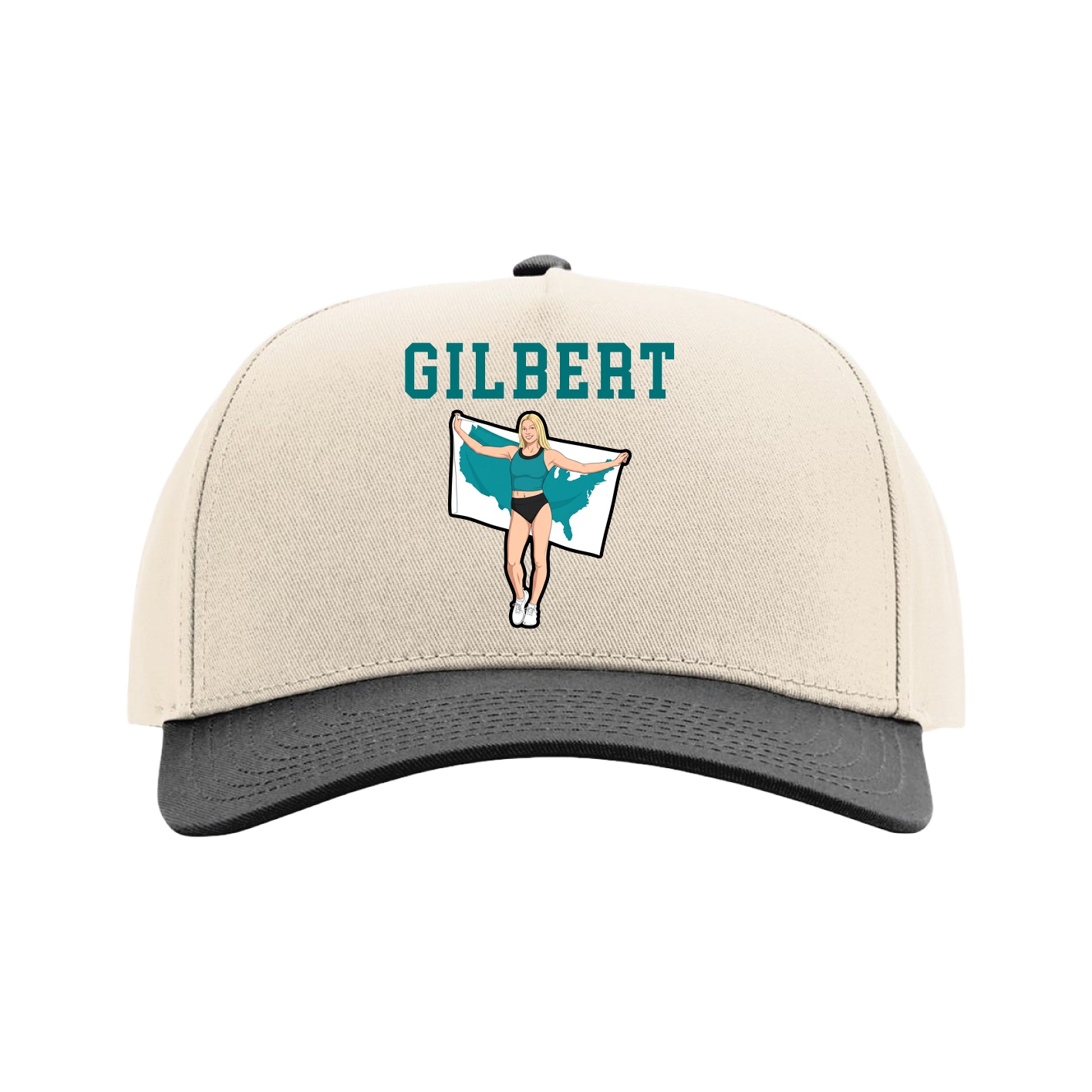 Full Fabric Five-Panel Champ Cap
