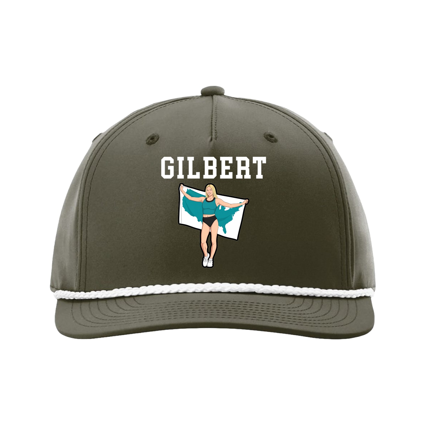 Five-Panel Classic Rope Cap — Shirsey in Green