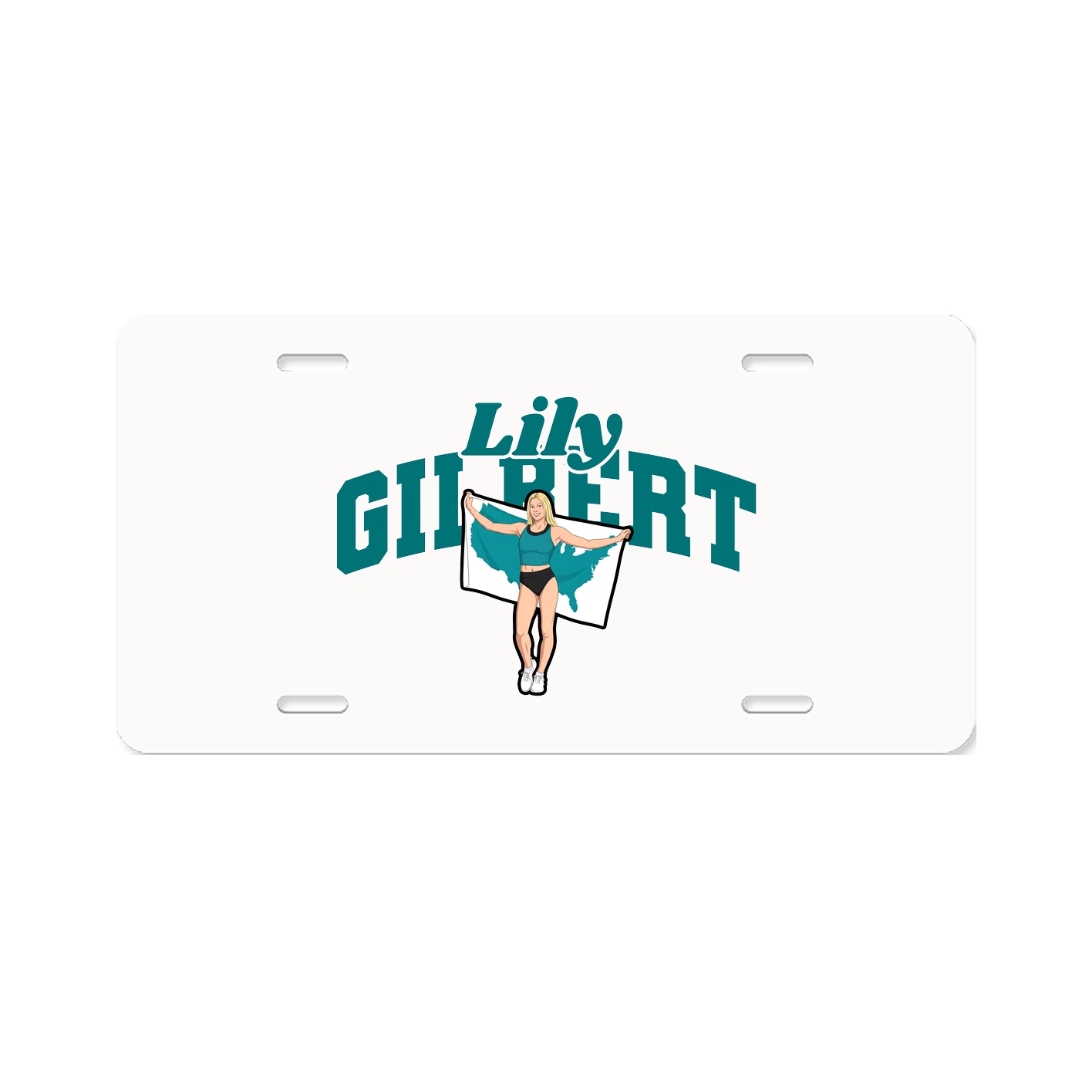 License Plate — Signature Arch in Classic