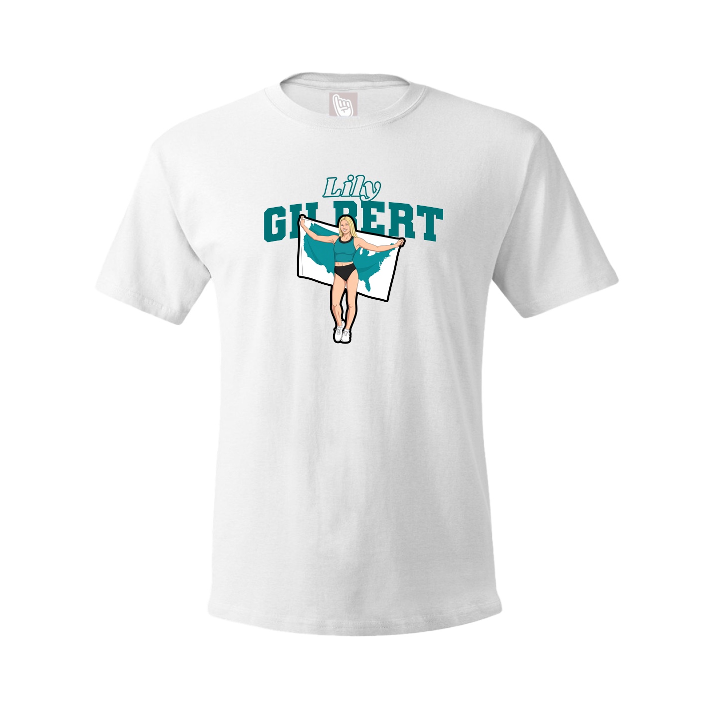 Tee — Name Arch in White