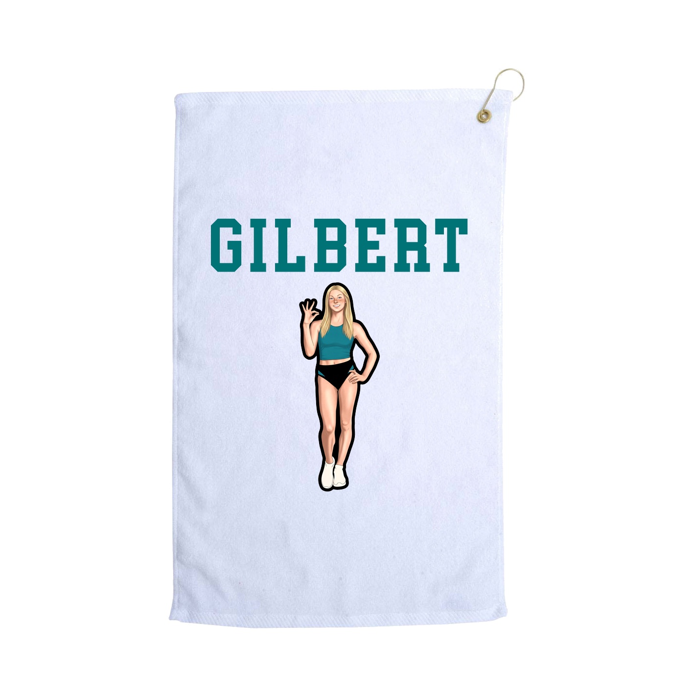Golf Towel — Shirsey in White