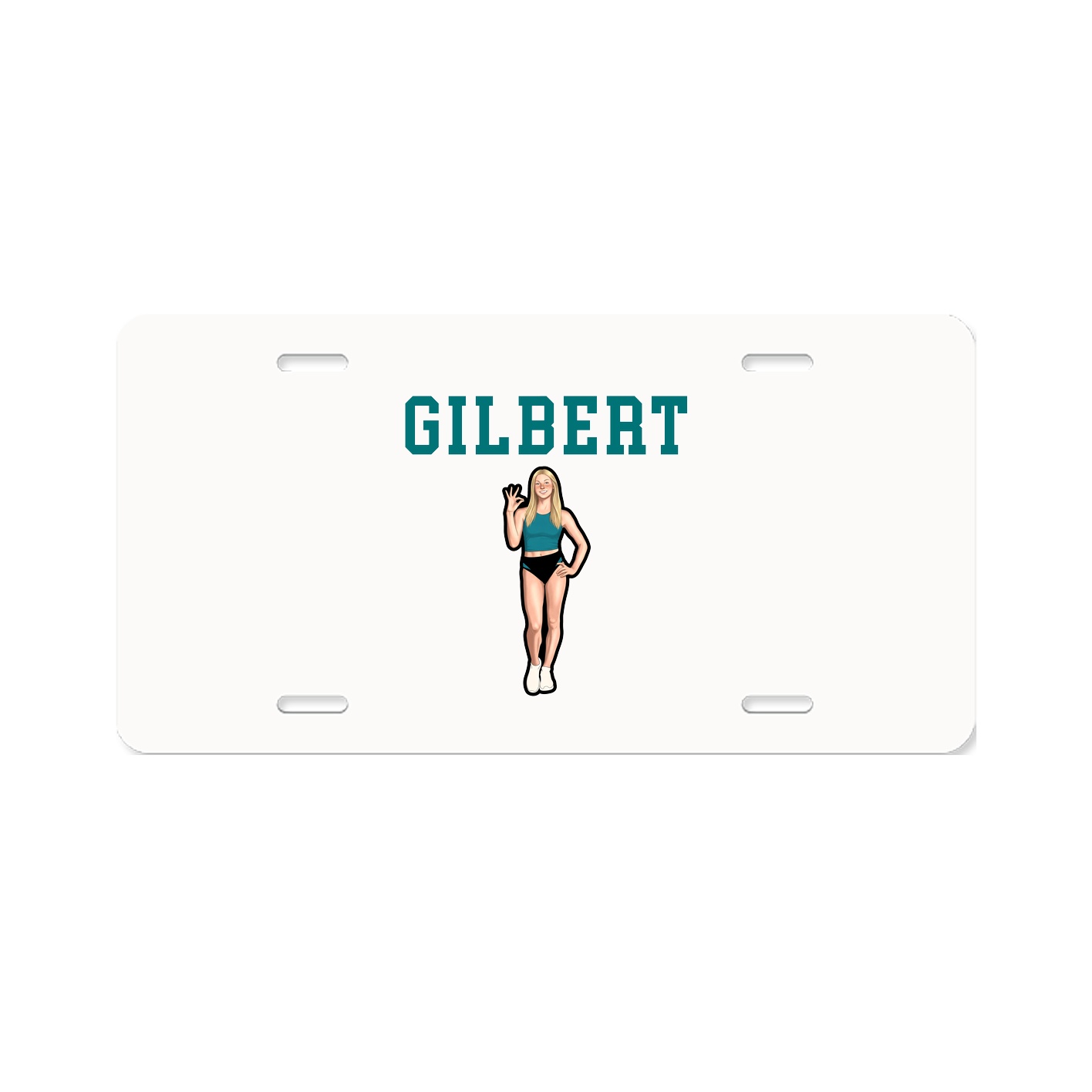 License Plate — Shirsey in Classic