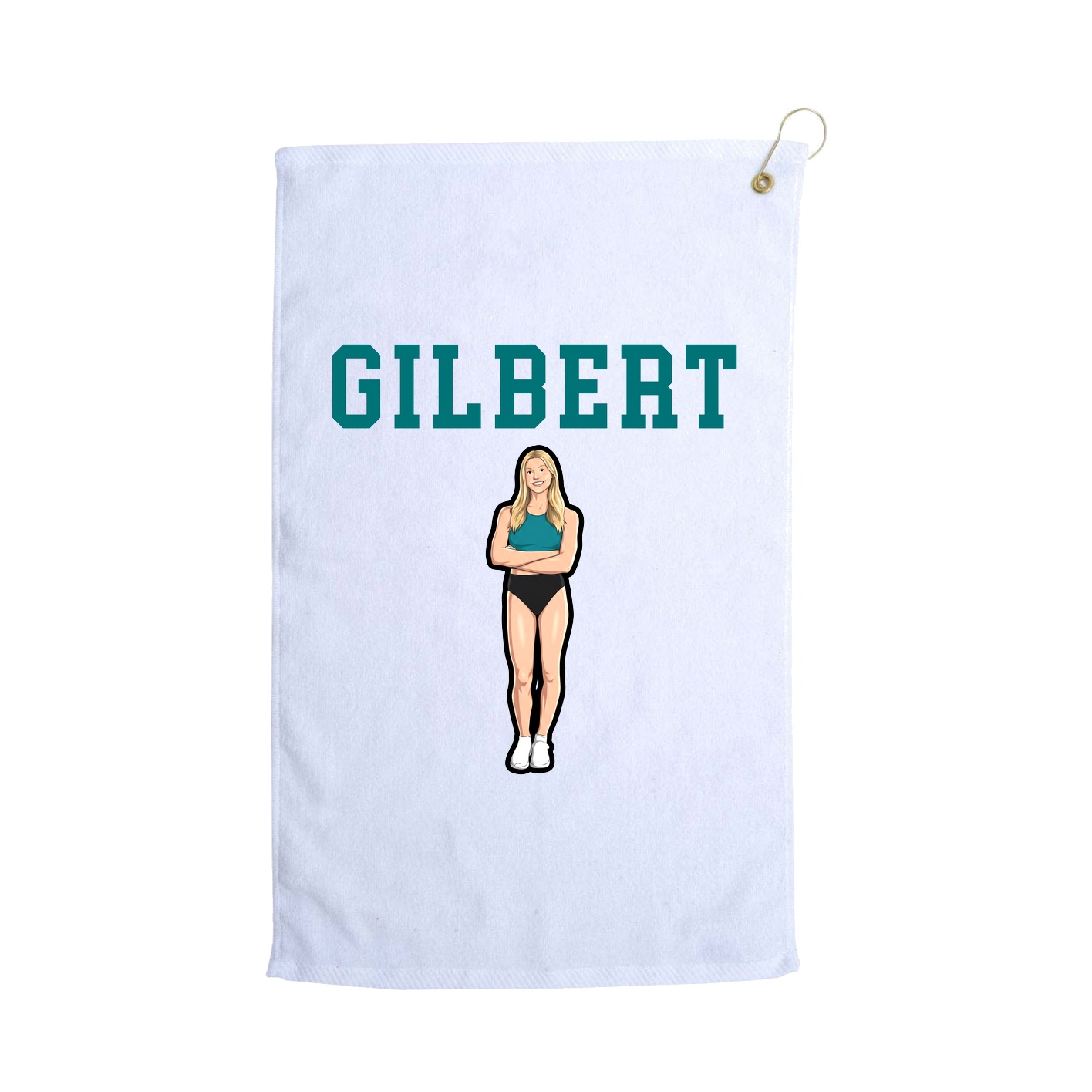 Golf Towel — Shirsey in White